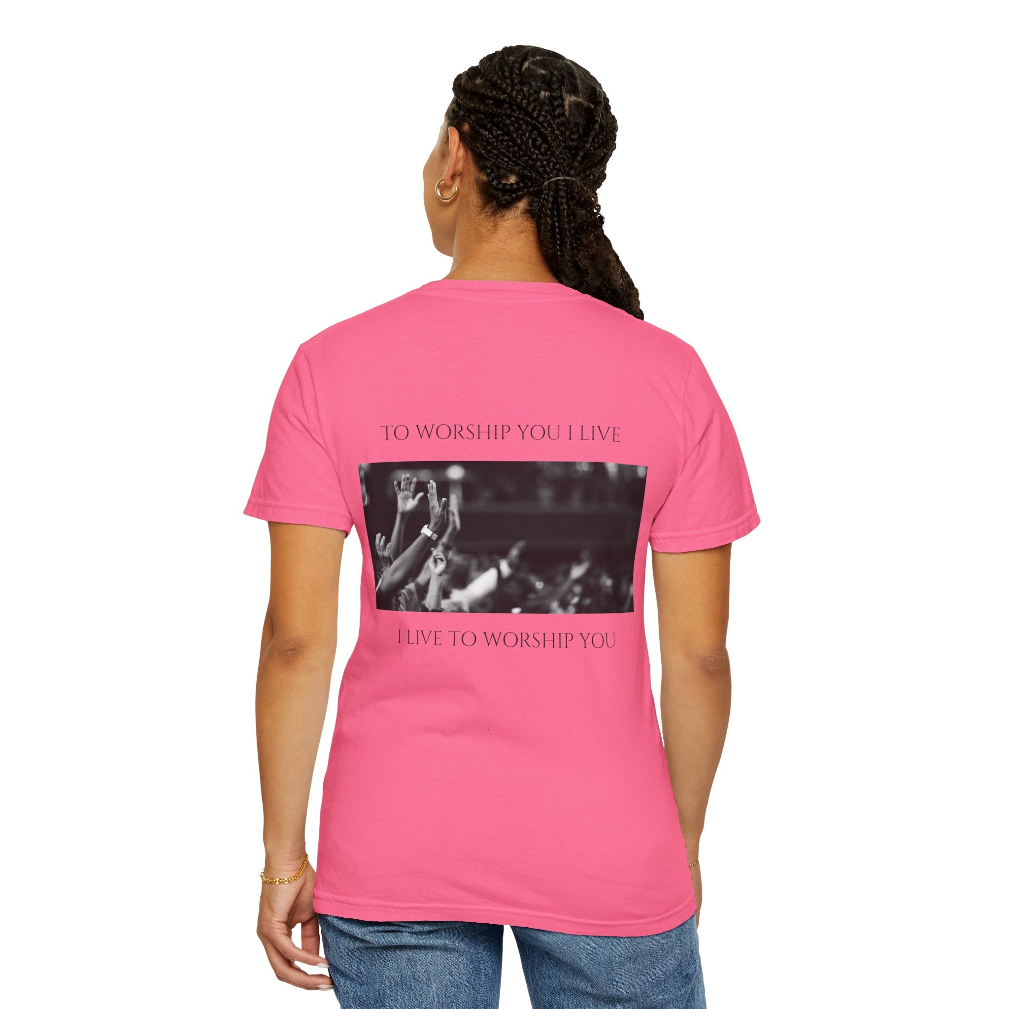 Worship Together T-Shirt — "To Worship You I Live" Graphic Tee