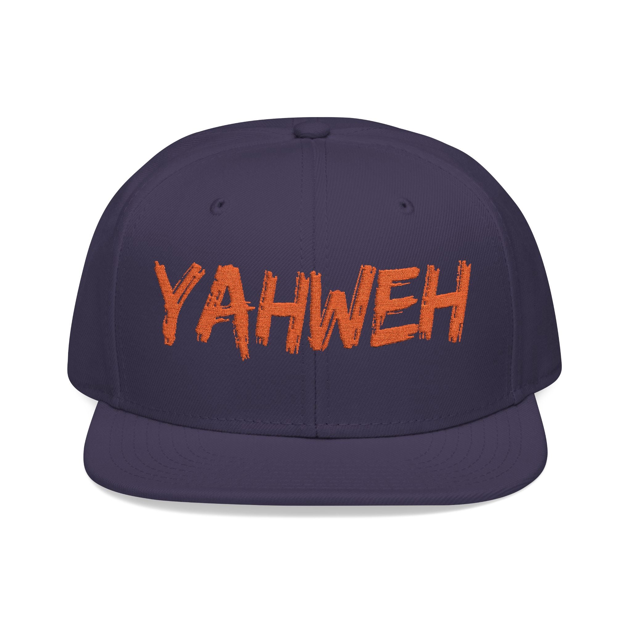 Embroidered "Yahweh" Snapback Hat - Streetwear Christian Cap