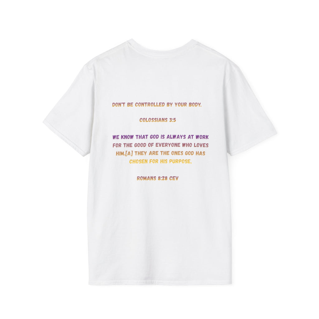 Christian Inspirational T-Shirt — Colossians 3:5 Faith Message