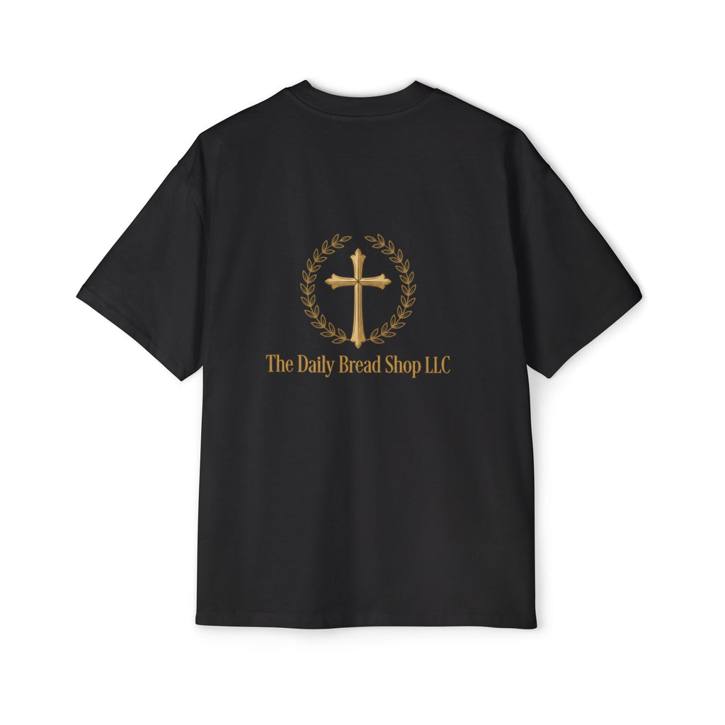 Christian Graphic Tee — "God Will Fight Your Battle" Oversized T‑Shirt