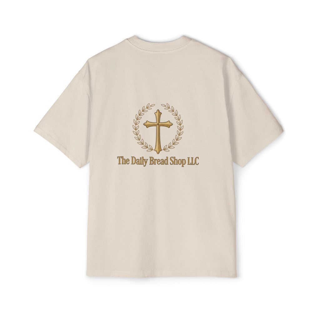 Christian Graphic Tee — "God Will Fight Your Battle" Oversized T‑Shirt