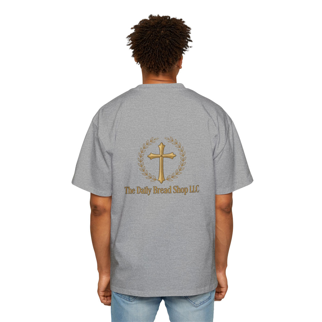 Christian Graphic Tee — "God Will Fight Your Battle" Oversized T‑Shirt