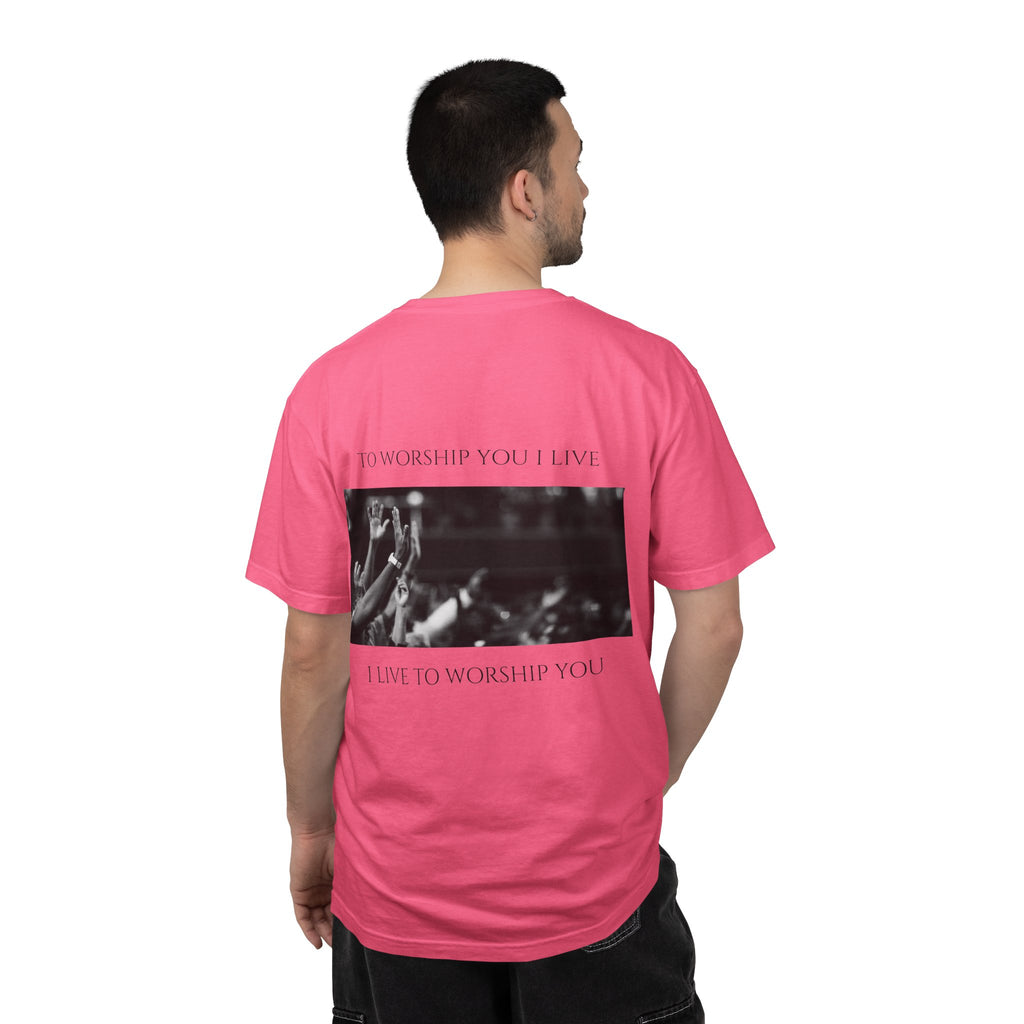 Worship Together T-Shirt — "To Worship You I Live" Graphic Tee