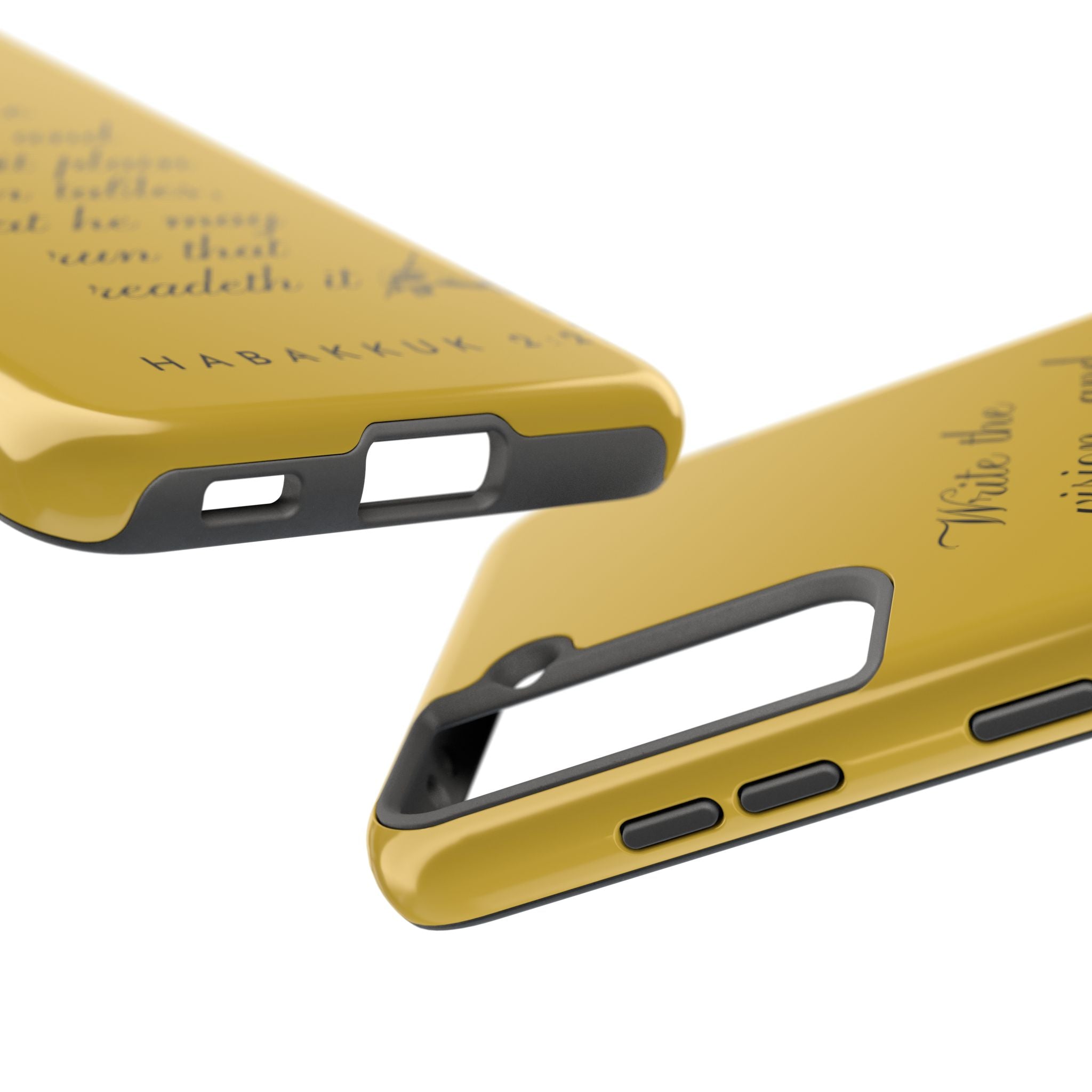 Habakkuk 2:2 Scriptural Tough Phone Case — "Write the vision" Christian Phone Cover