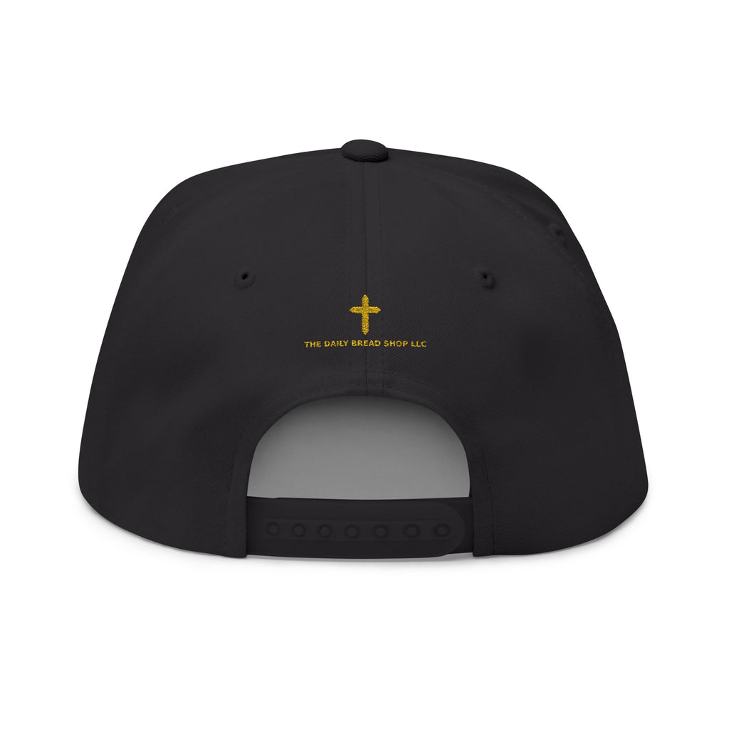 Hallelujah Anyway Flat Bill Cap — Embroidered Christian Snapback