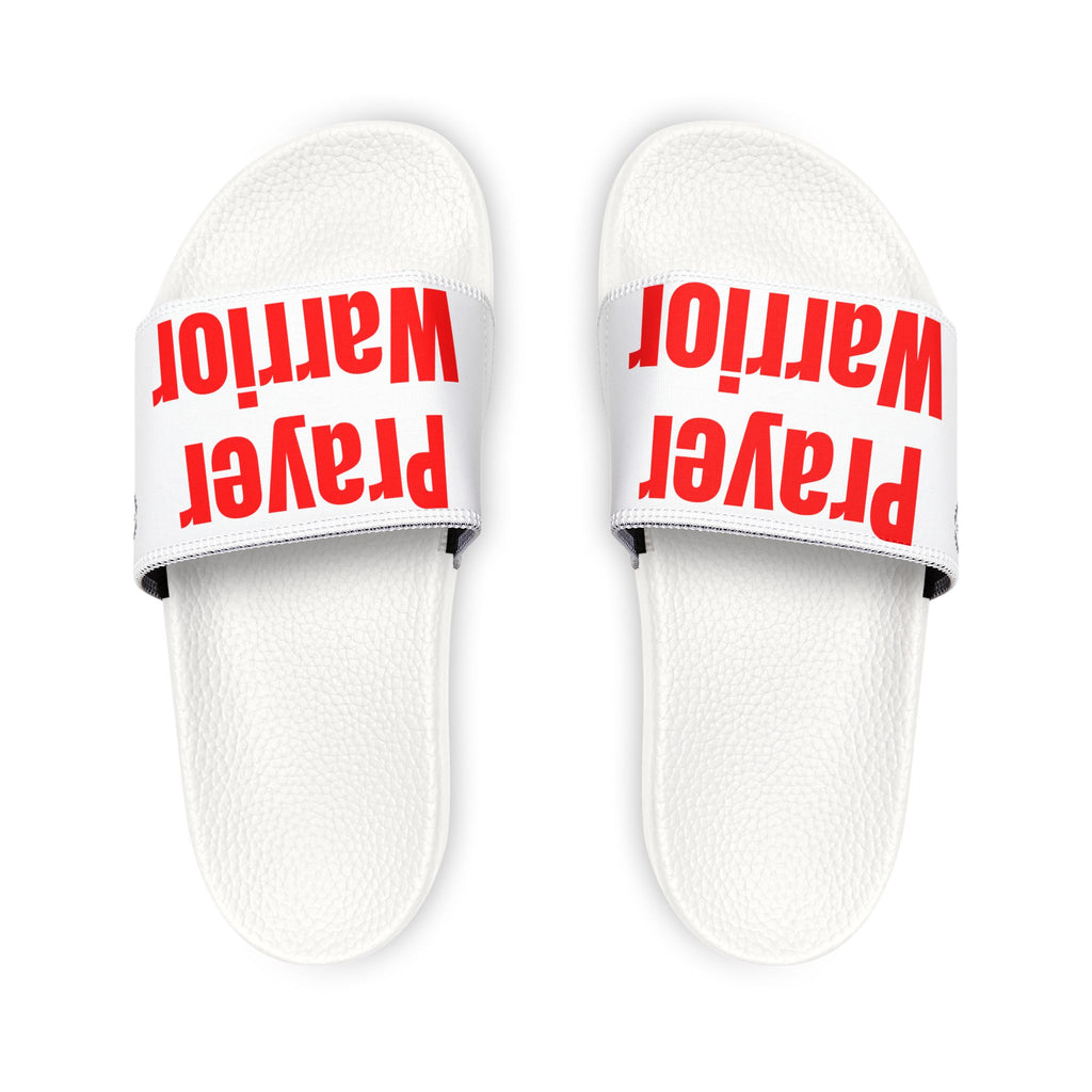 Prayer Warrior Slide Sandals for Men — Removable Strap Casual Beach & Pool Slides