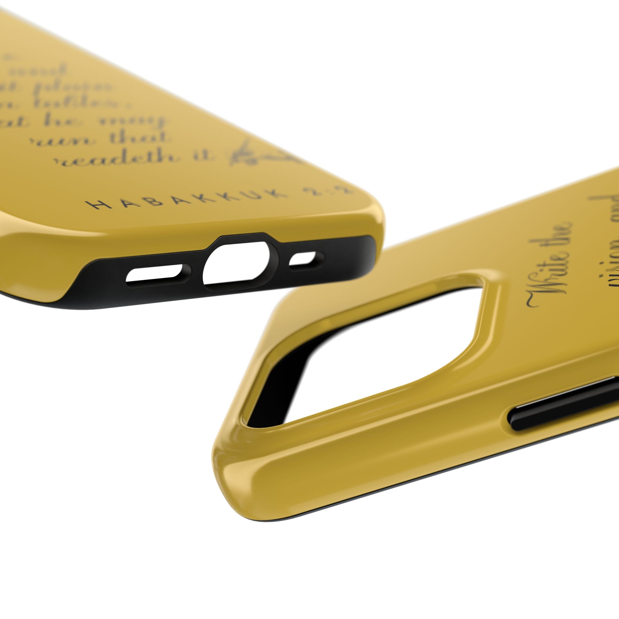 Habakkuk 2:2 Scriptural Tough Phone Case — "Write the vision" Christian Phone Cover