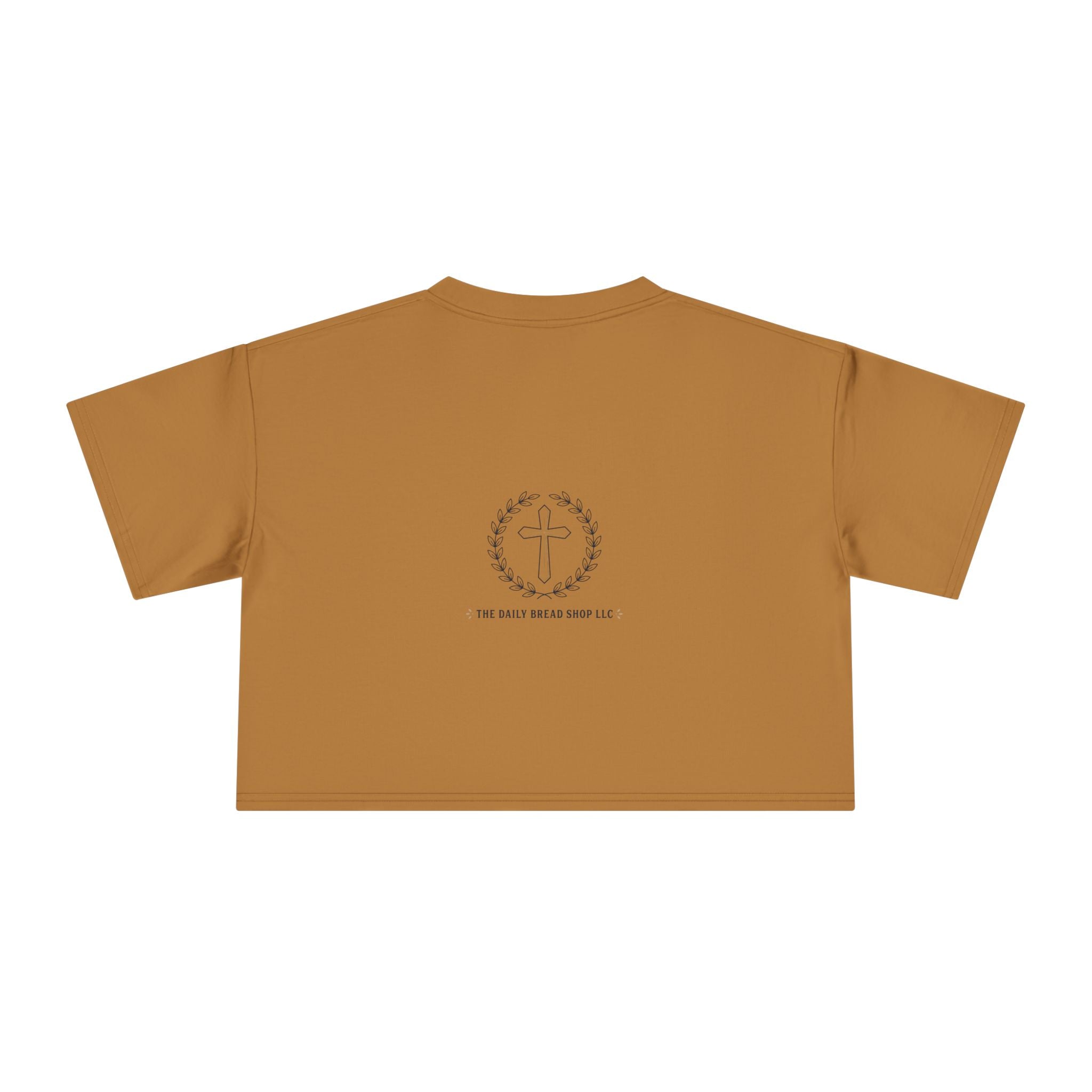 Loved Crop Tee — Christian Faith Message Women’s Cropped Shirt