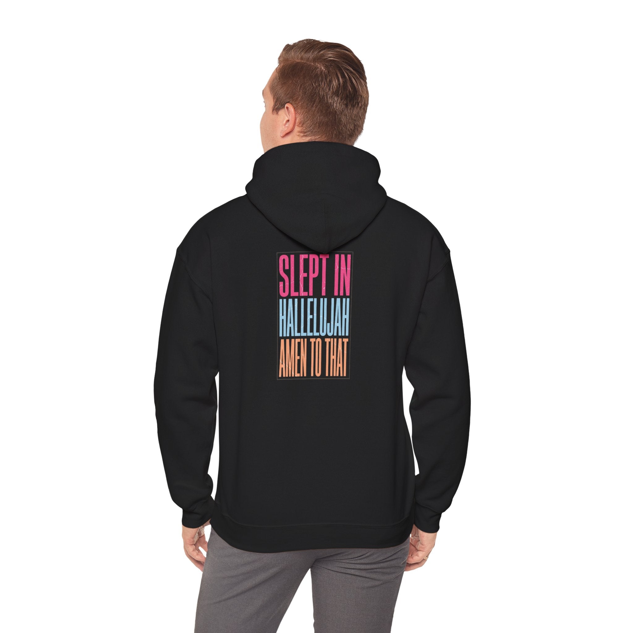 Sleep In Hallelujah Hoodie | Everything Hallelujah, ironic gratitude