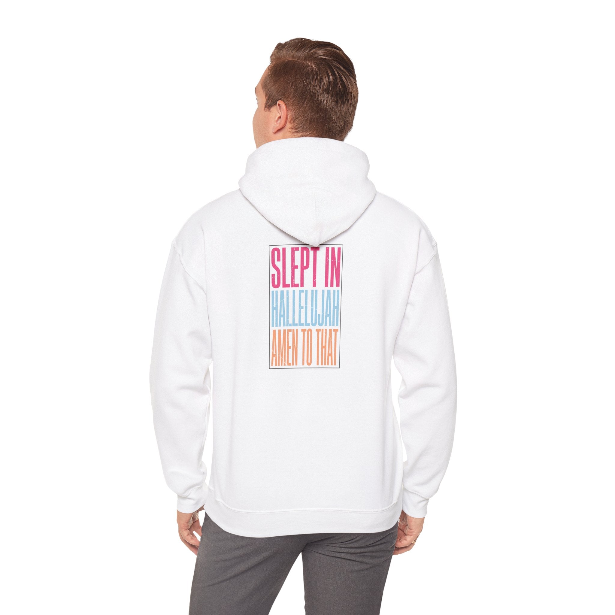 Sleep In Hallelujah Hoodie | Everything Hallelujah, ironic gratitude