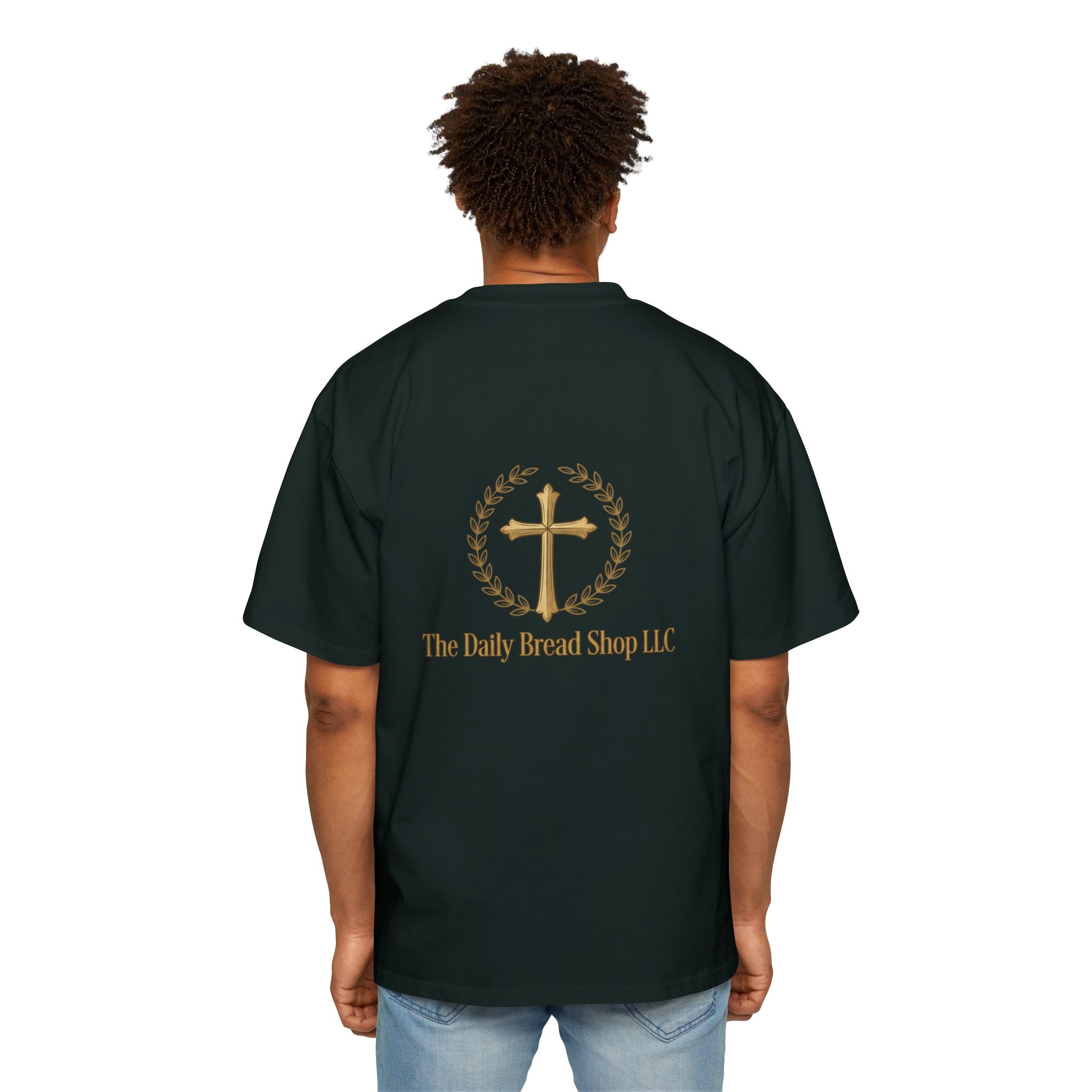 Christian Graphic Tee — "God Will Fight Your Battle" Oversized T‑Shirt