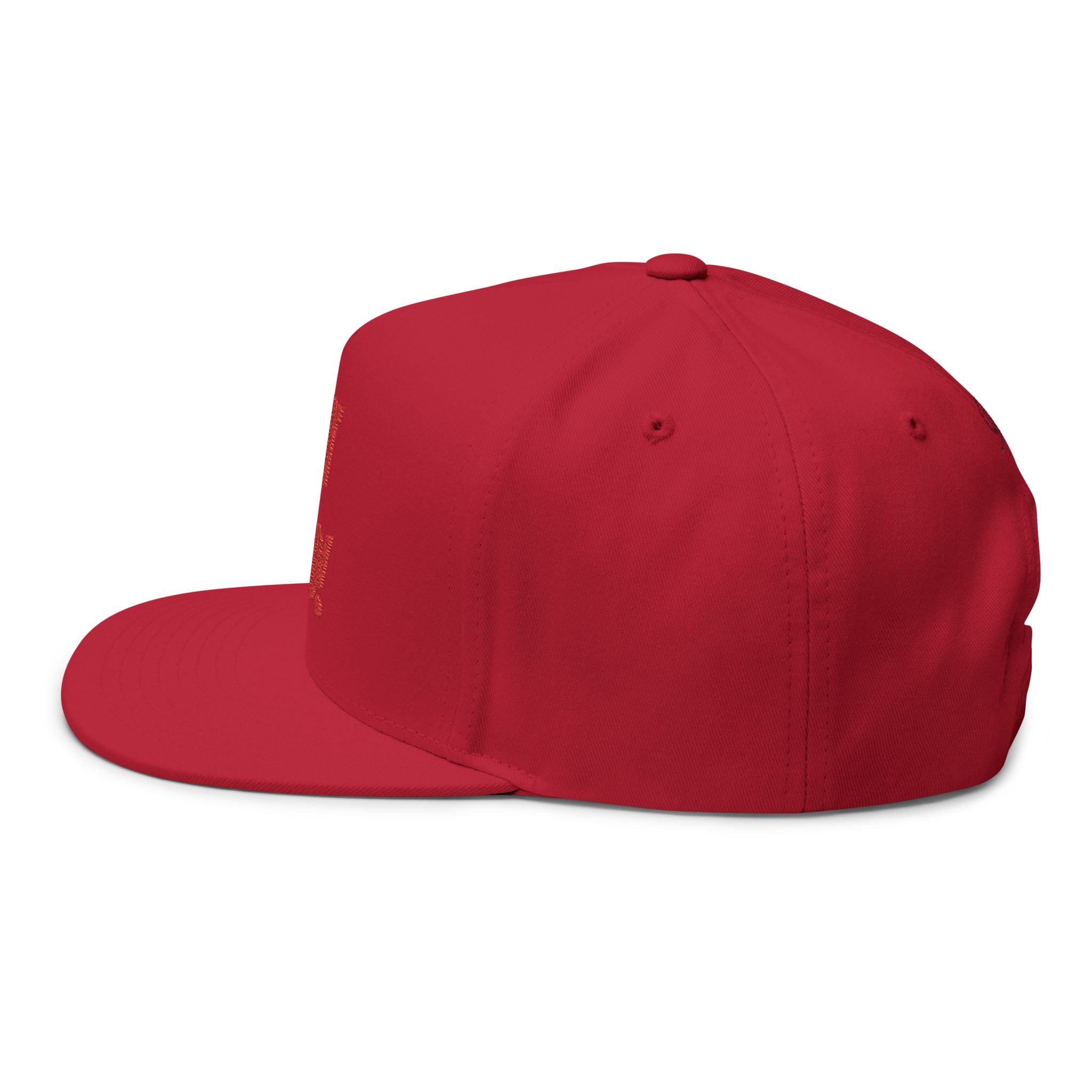 But God! Embroidered Flat Bill Cap — Christian Statement Snapback