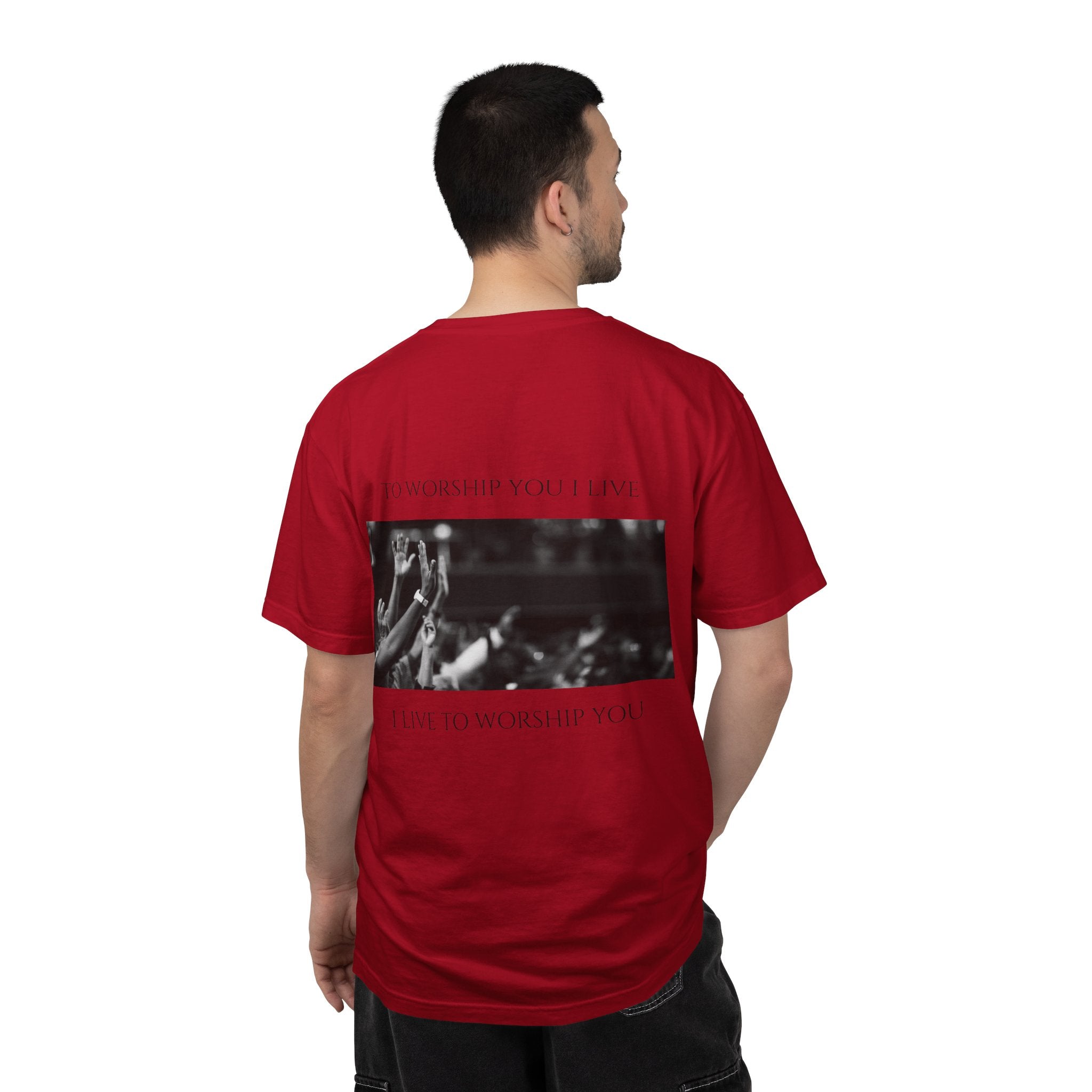 Worship Together T-Shirt — "To Worship You I Live" Graphic Tee