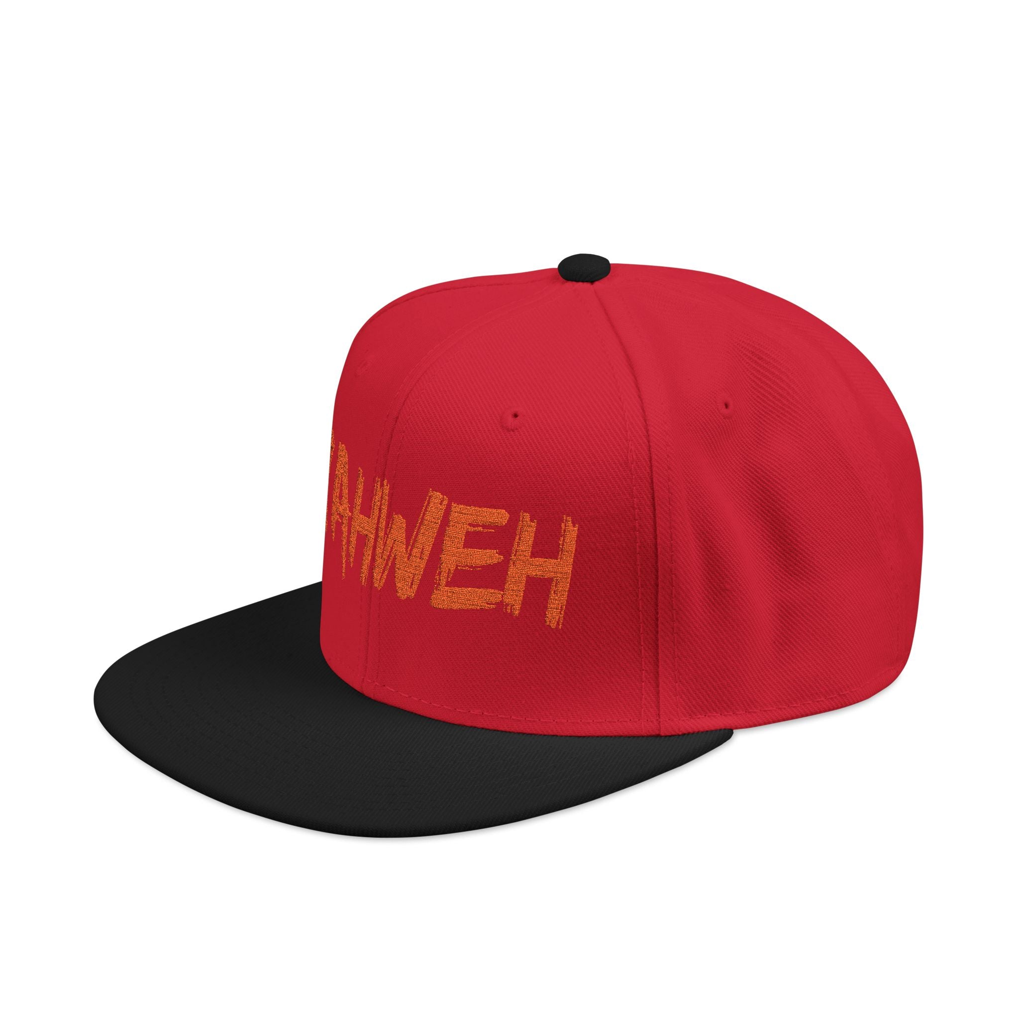 Embroidered "Yahweh" Snapback Hat - Streetwear Christian Cap