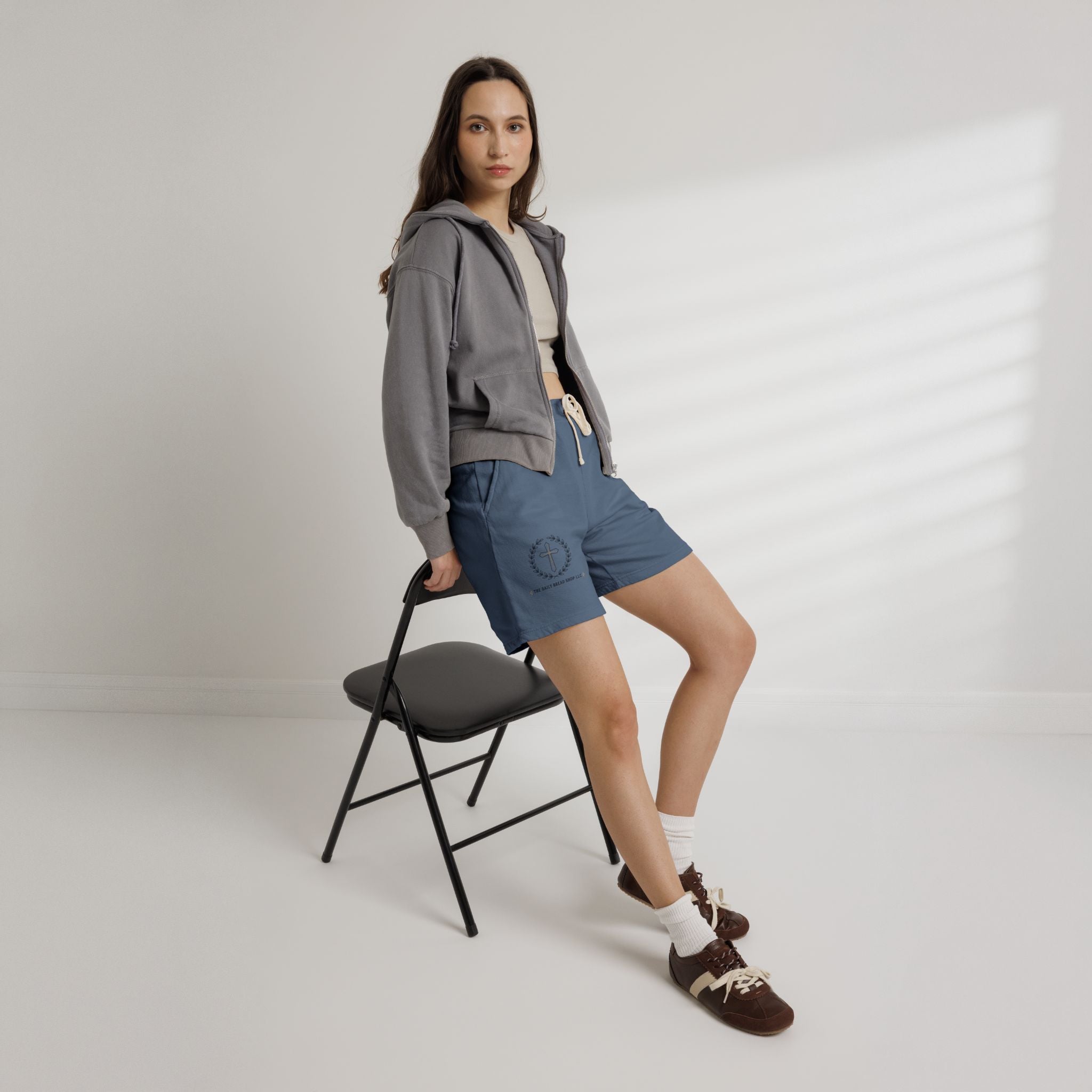 The Daily Bread Shop LLC Sweat Shorts — Lightweight Garment-Dyed Fleece