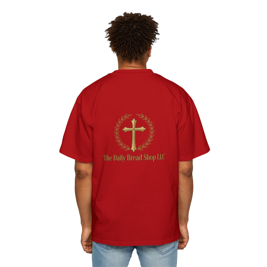 Christian Graphic Tee — "God Will Fight Your Battle" Oversized T‑Shirt