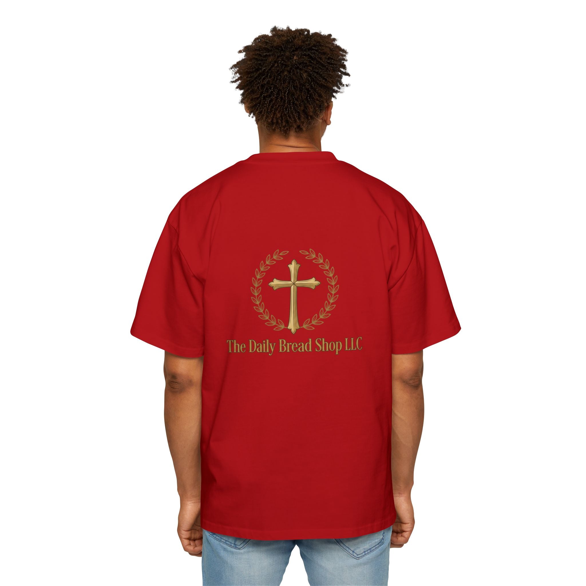 Christian Graphic Tee — "God Will Fight Your Battle" Oversized T‑Shirt