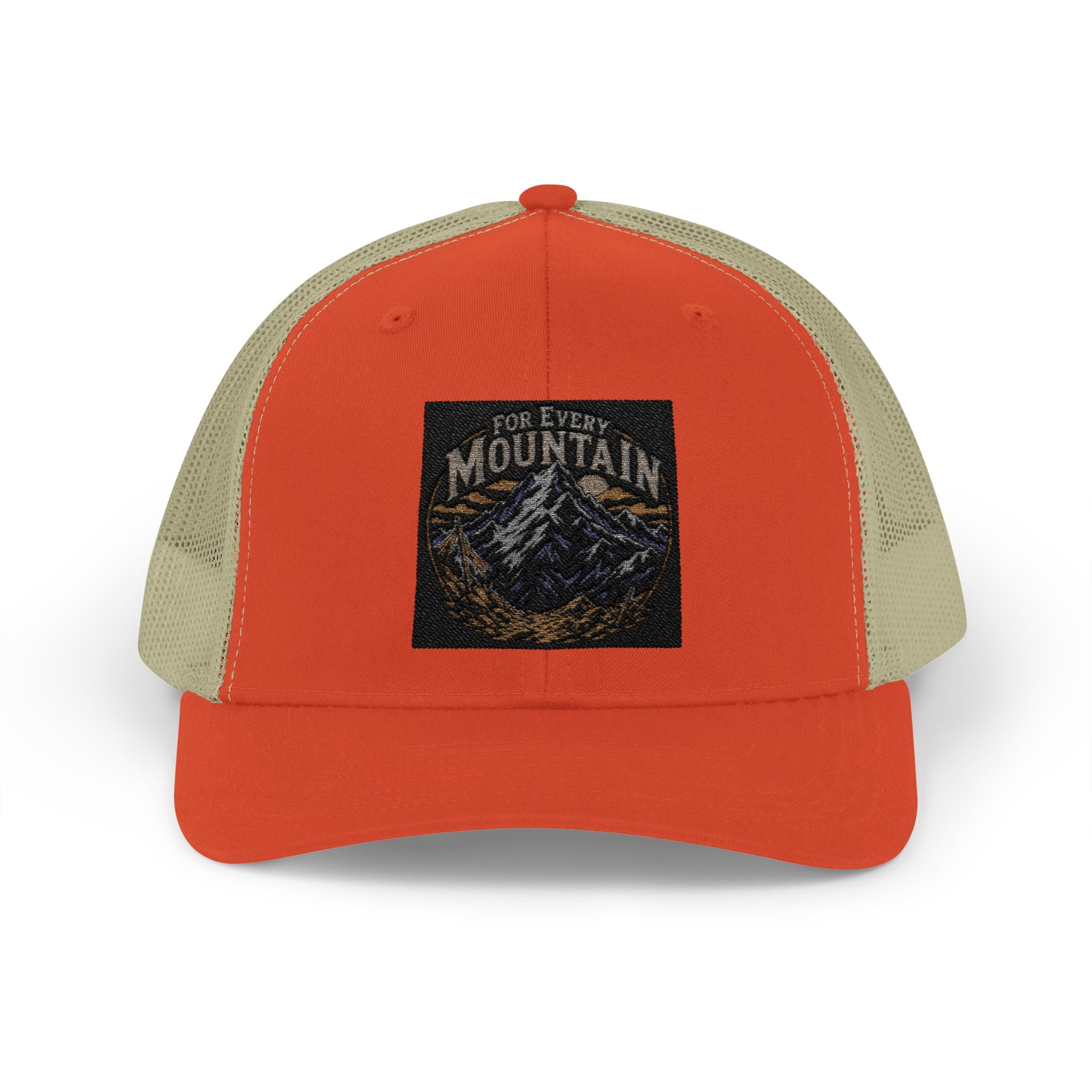 Mountain Patch Trucker Cap — Vintage Outdoor Snapback Hat