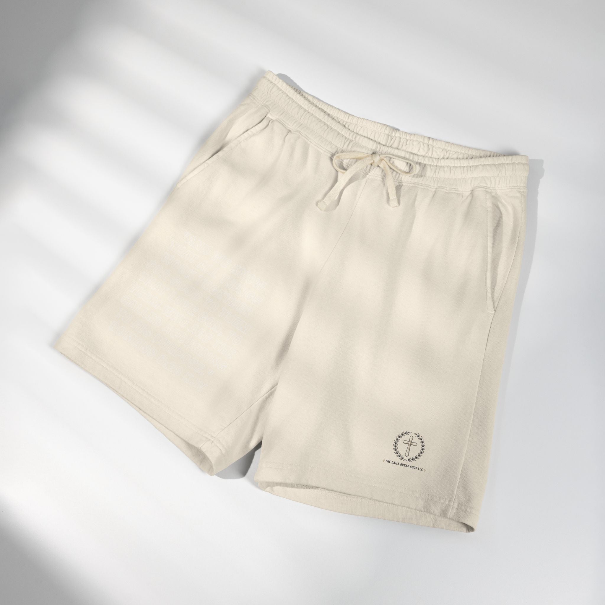 The Daily Bread Shop LLC Sweat Shorts — Lightweight Garment-Dyed Fleece