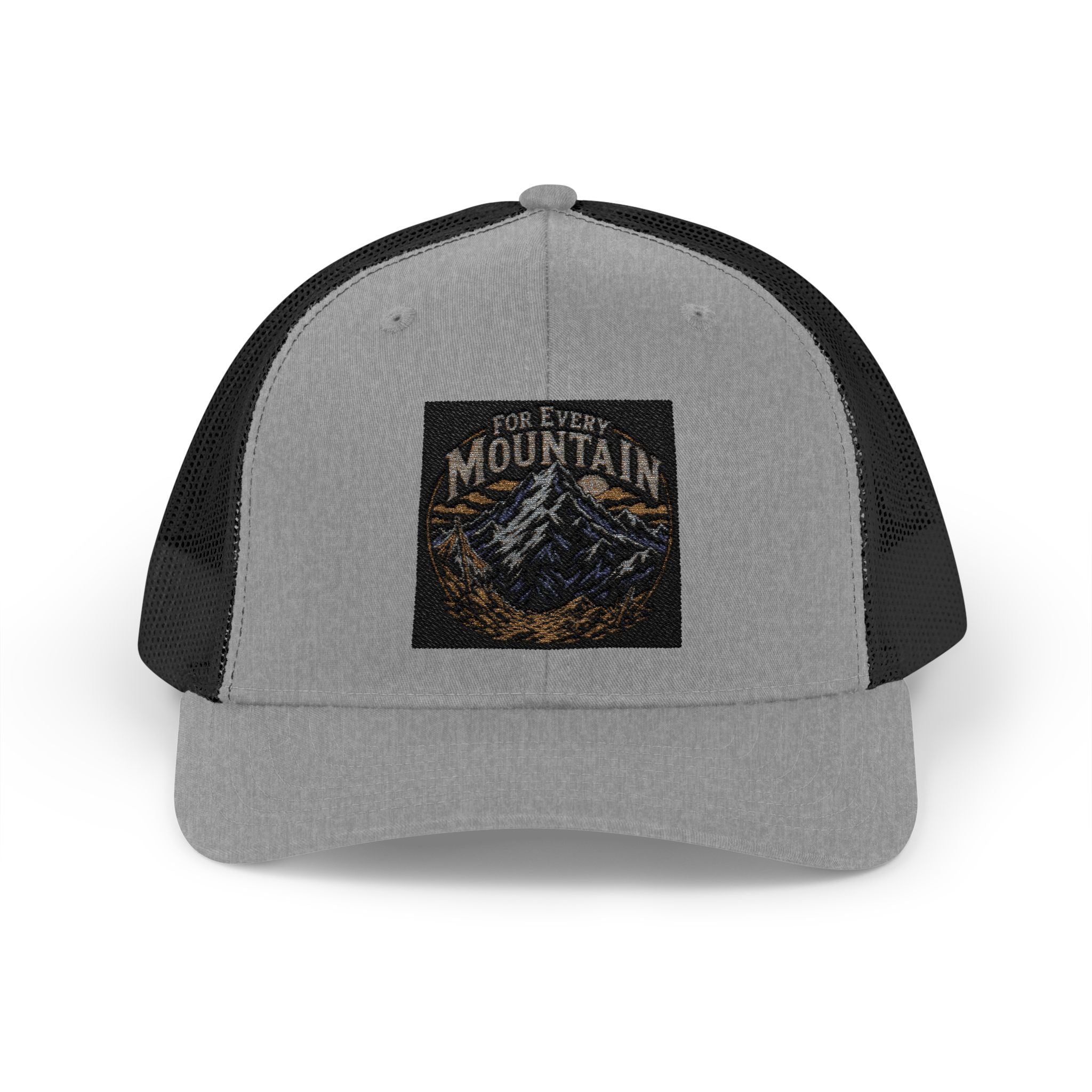 Mountain Patch Trucker Cap — Vintage Outdoor Snapback Hat
