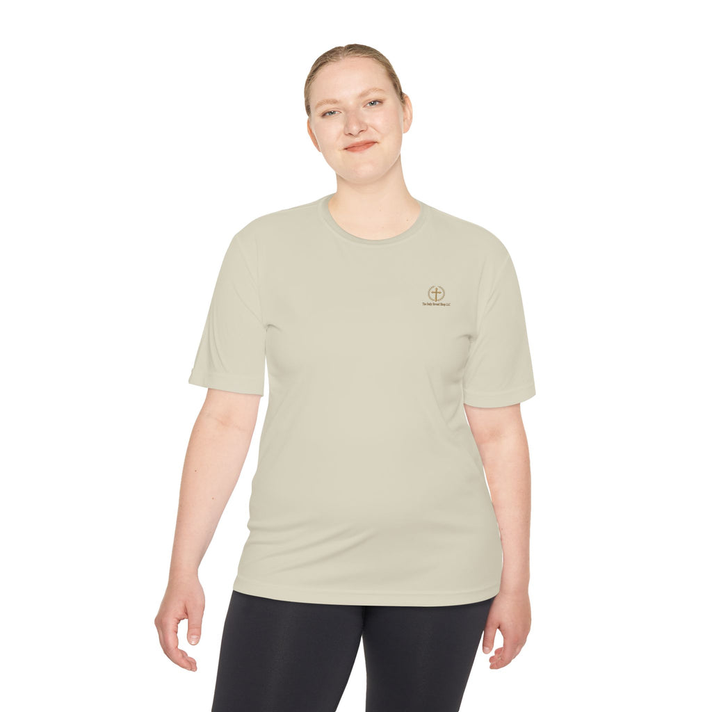Faith Graphic Tee — “Walk By Faith Not By Sight” Moisture-Wicking Shirt