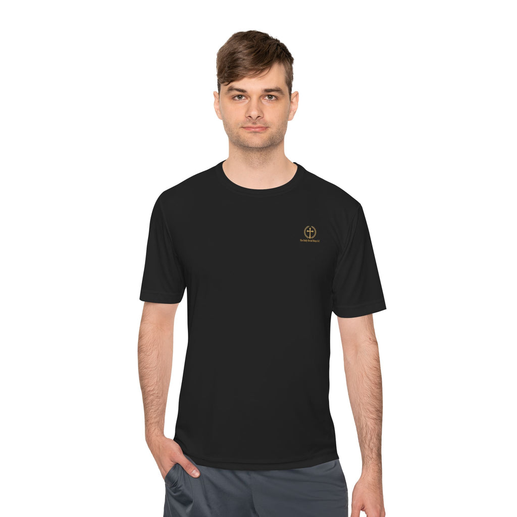 Faith Graphic Tee — “Walk By Faith Not By Sight” Moisture-Wicking Shirt