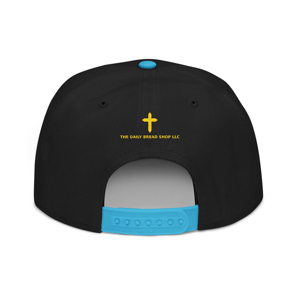 Embroidered "Alpha and Omega" Snapback Hat - Streetwear Trucker Cap
