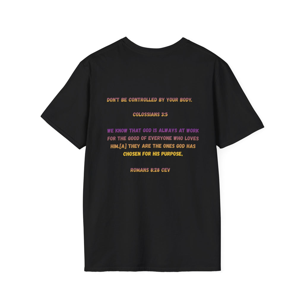 Christian Inspirational T-Shirt — Colossians 3:5 Faith Message
