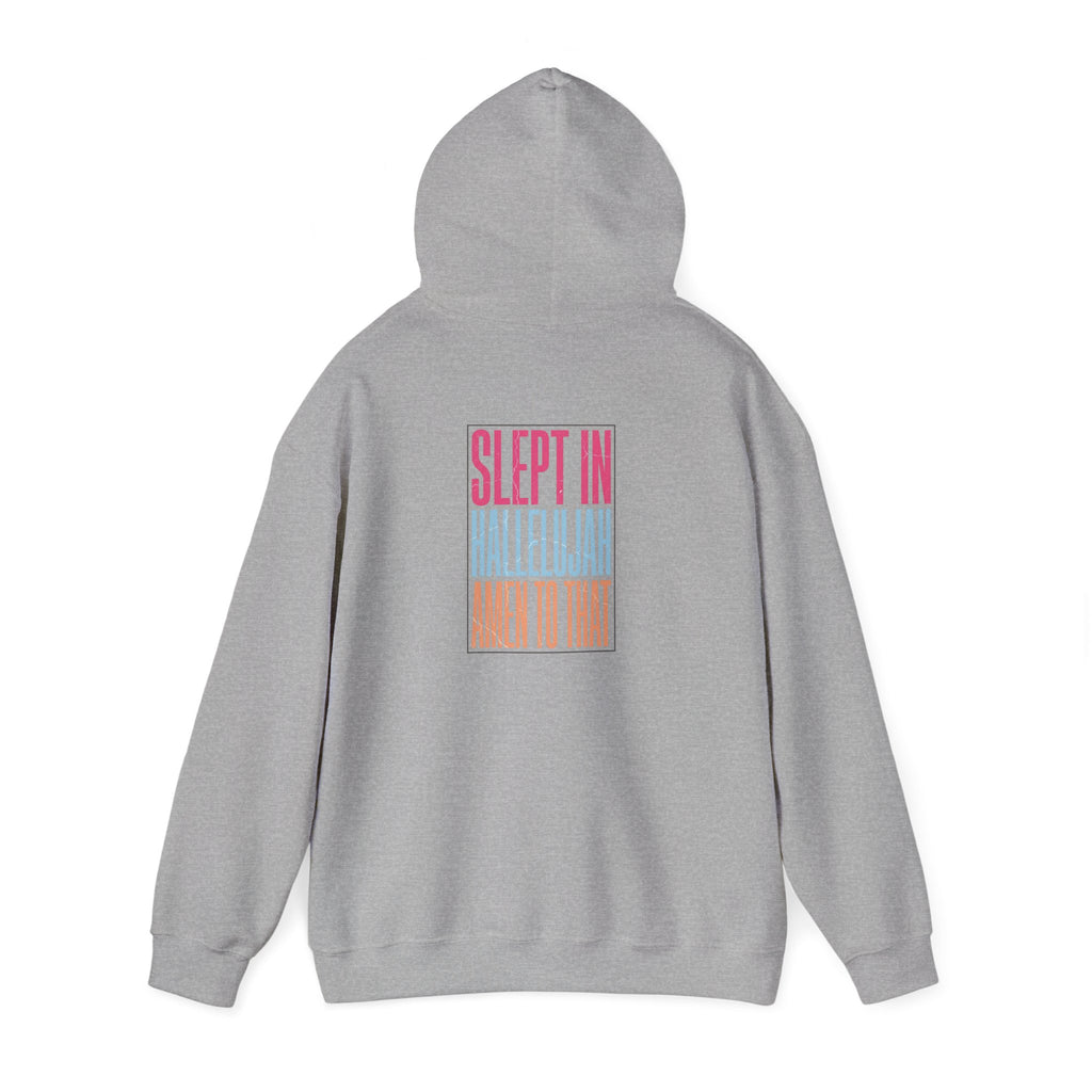 Sleep In Hallelujah Hoodie | Everything Hallelujah, ironic gratitude