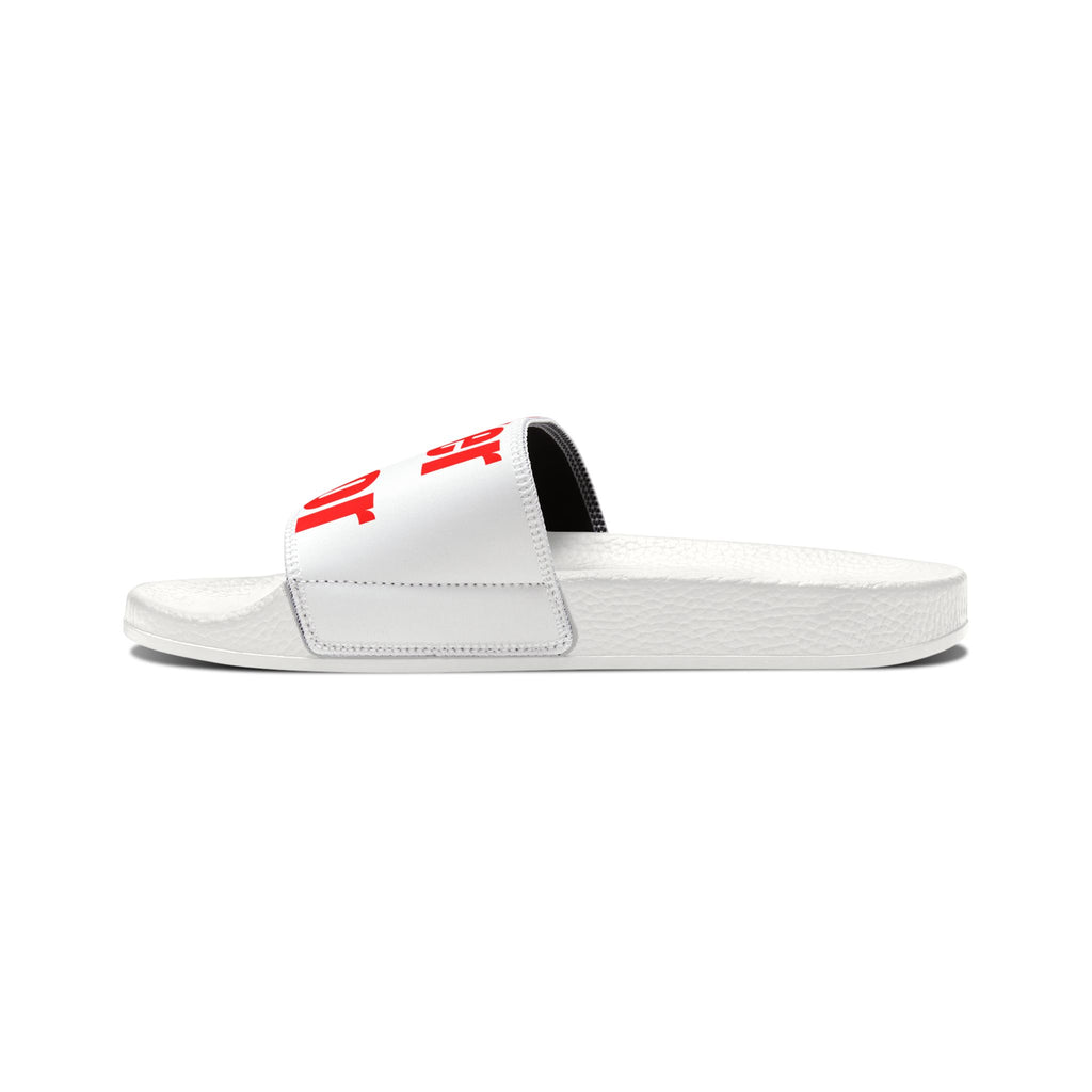Prayer Warrior Slide Sandals for Men — Removable Strap Casual Beach & Pool Slides
