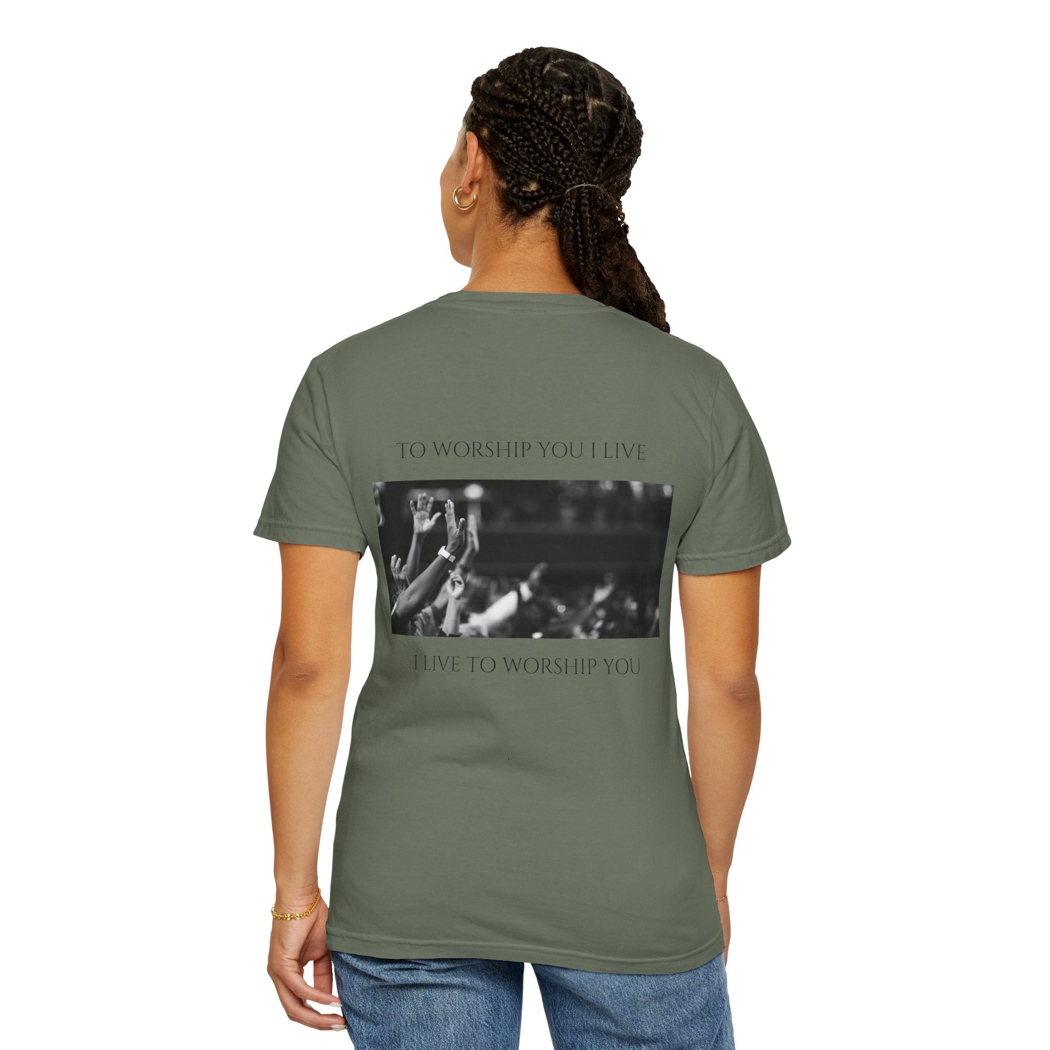 Worship Together T-Shirt — "To Worship You I Live" Graphic Tee
