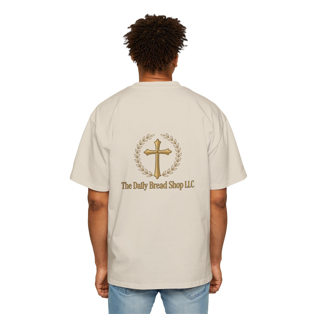 Christian Graphic Tee — "God Will Fight Your Battle" Oversized T‑Shirt
