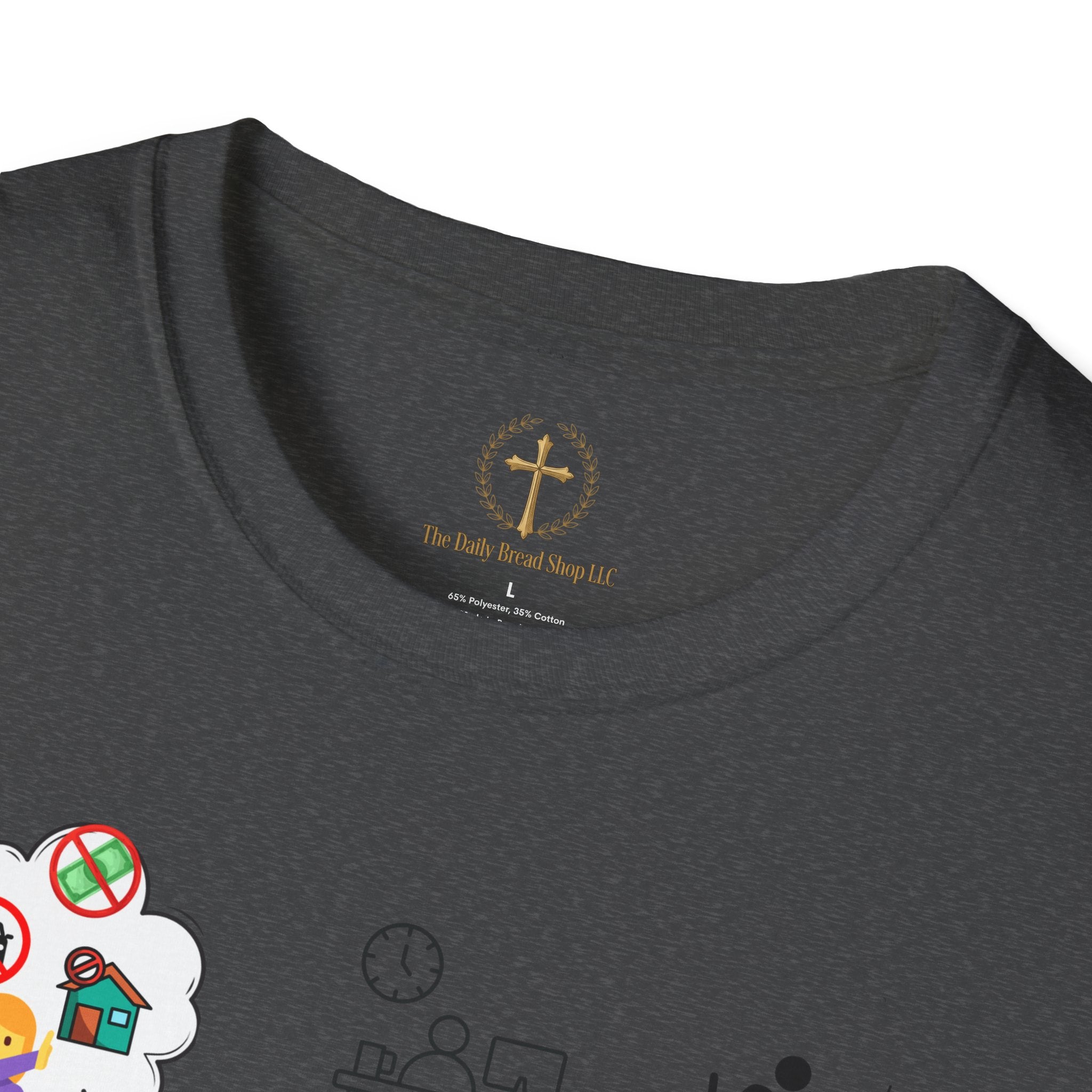 Christian Inspirational T-Shirt — Colossians 3:5 Faith Message