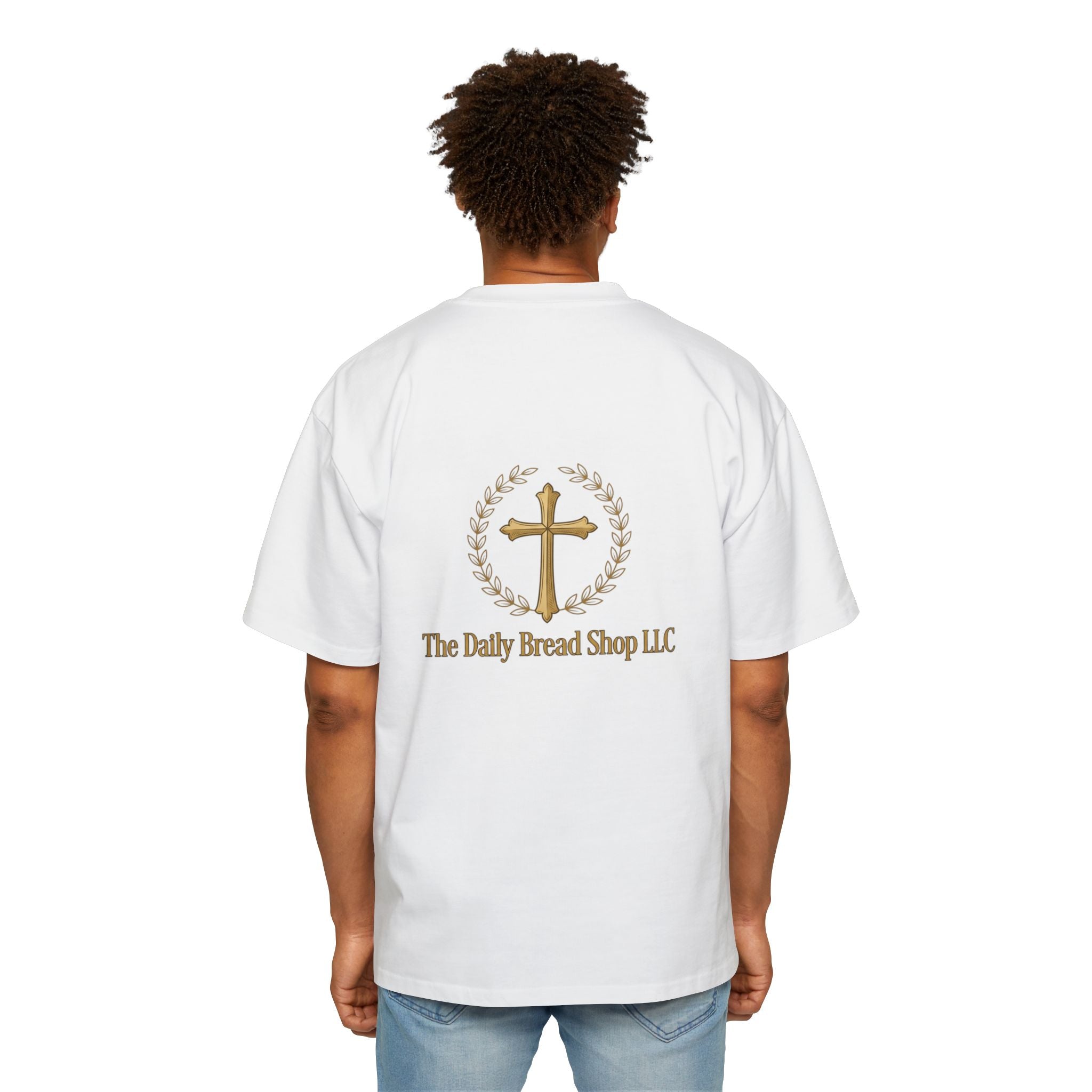 Christian Jesus Graphic Tee — "Don't Make It Hard For Jesus" Oversized Shirt