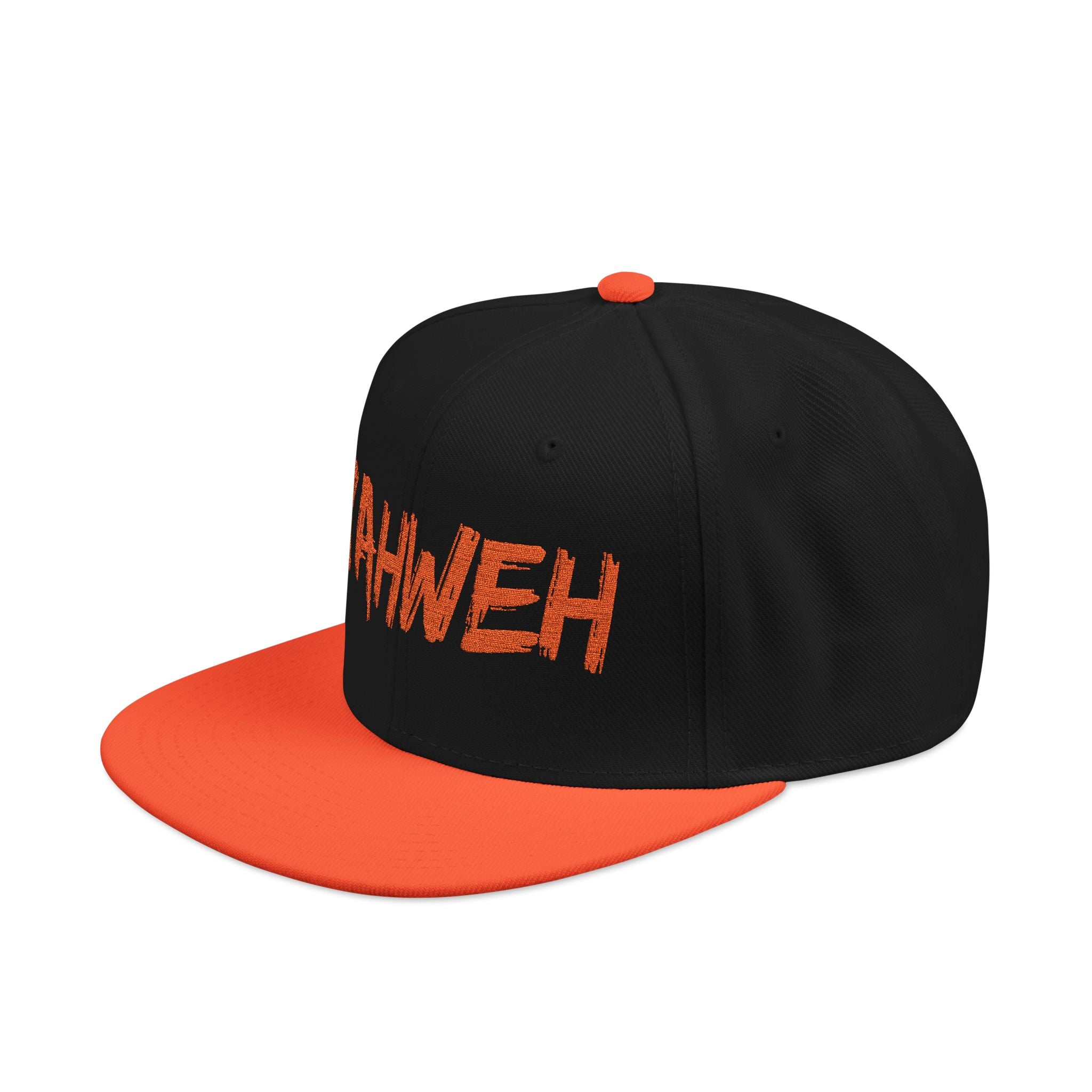 Embroidered "Yahweh" Snapback Hat - Streetwear Christian Cap