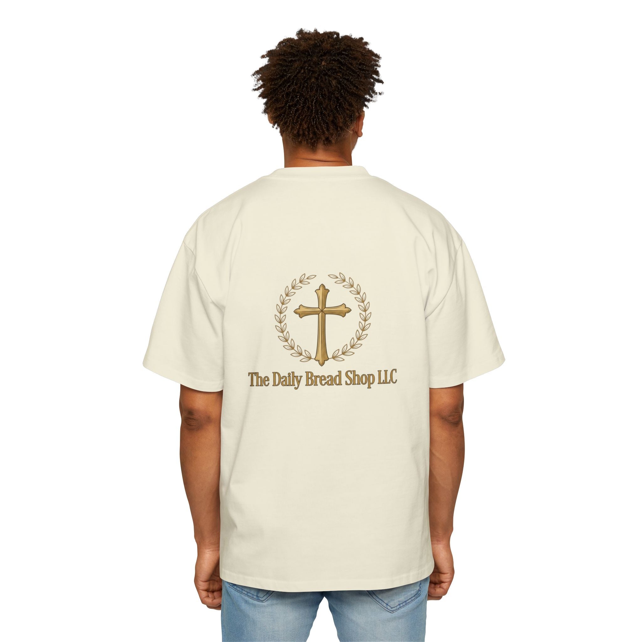 Christian Graphic Tee — "God Will Fight Your Battle" Oversized T‑Shirt
