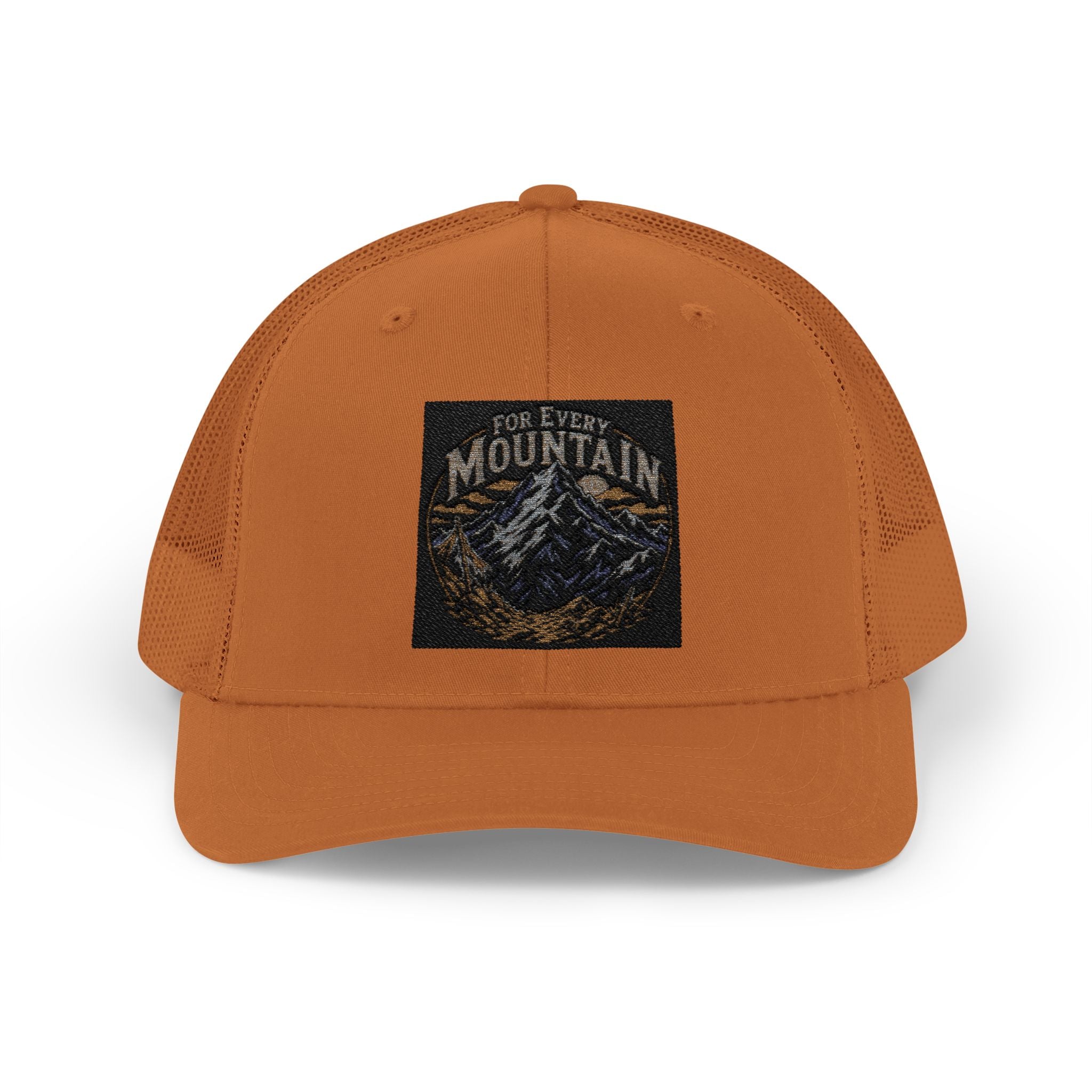 Mountain Patch Trucker Cap — Vintage Outdoor Snapback Hat