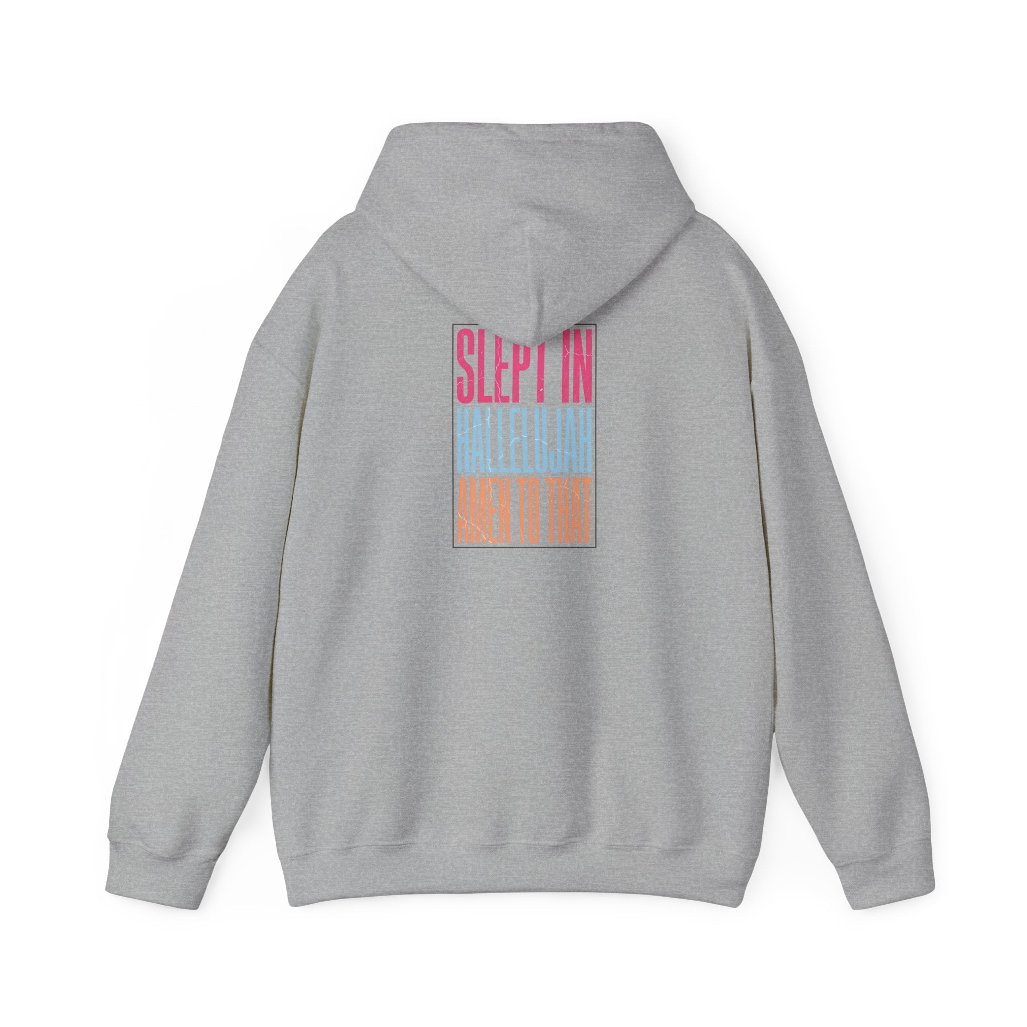 Sleep In Hallelujah Hoodie | Everything Hallelujah, ironic gratitude