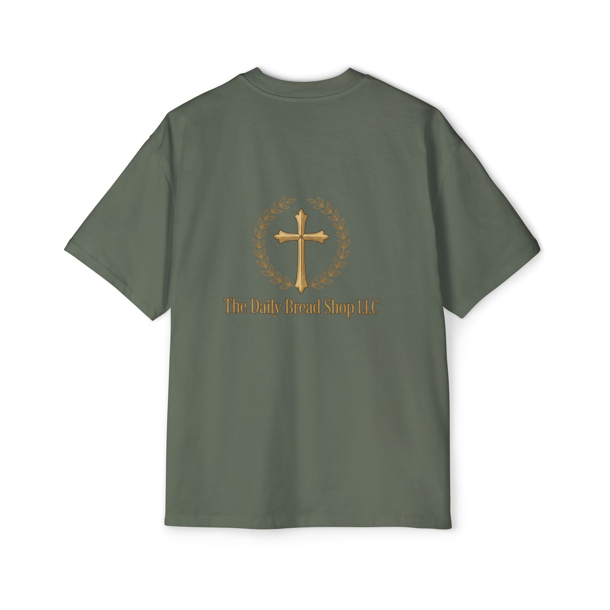 Christian Graphic Tee — "God Will Fight Your Battle" Oversized T‑Shirt