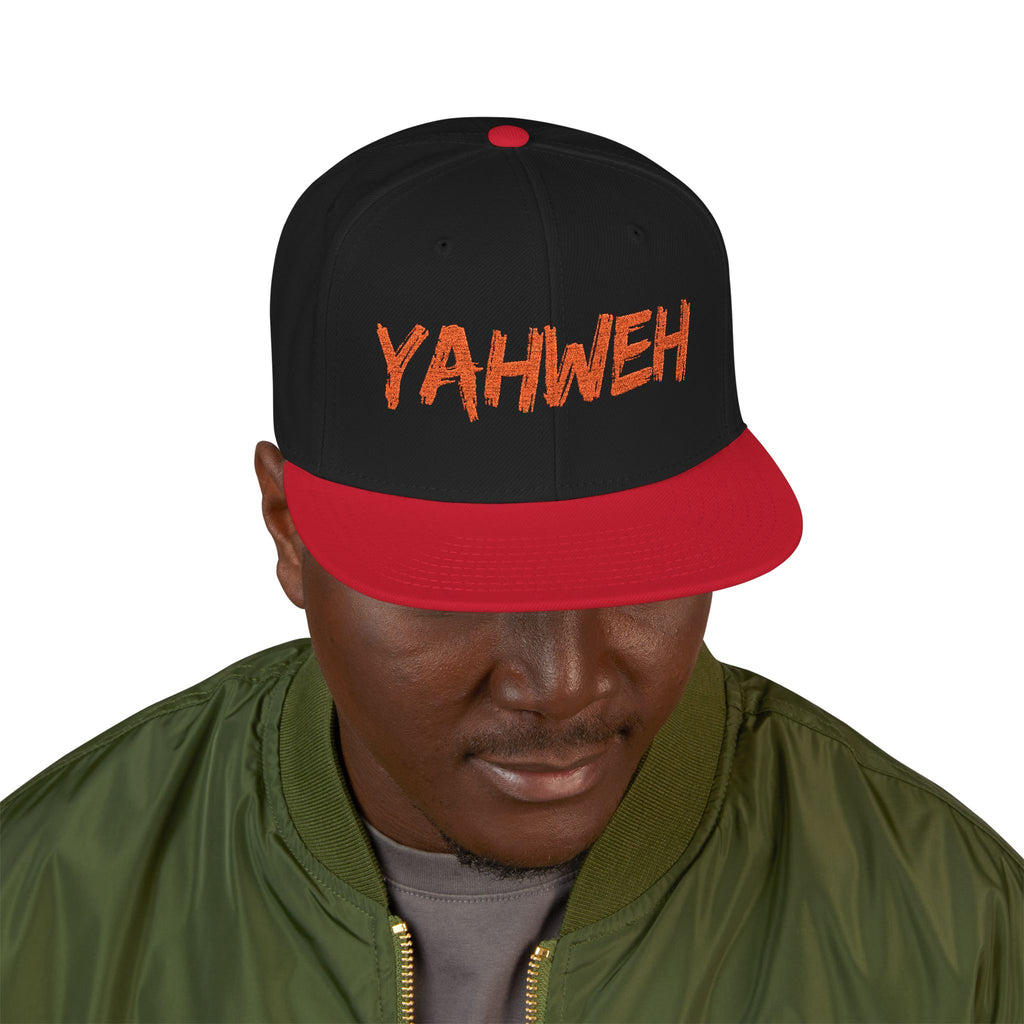 Embroidered "Yahweh" Snapback Hat - Streetwear Christian Cap