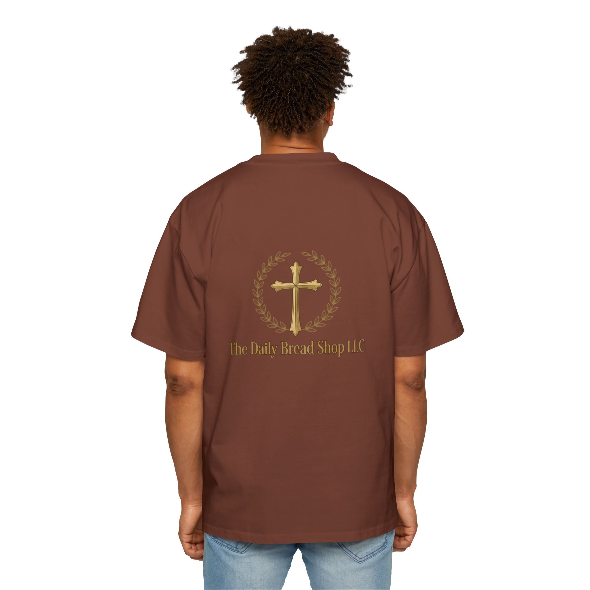 Christian Graphic Tee — "God Will Fight Your Battle" Oversized T‑Shirt