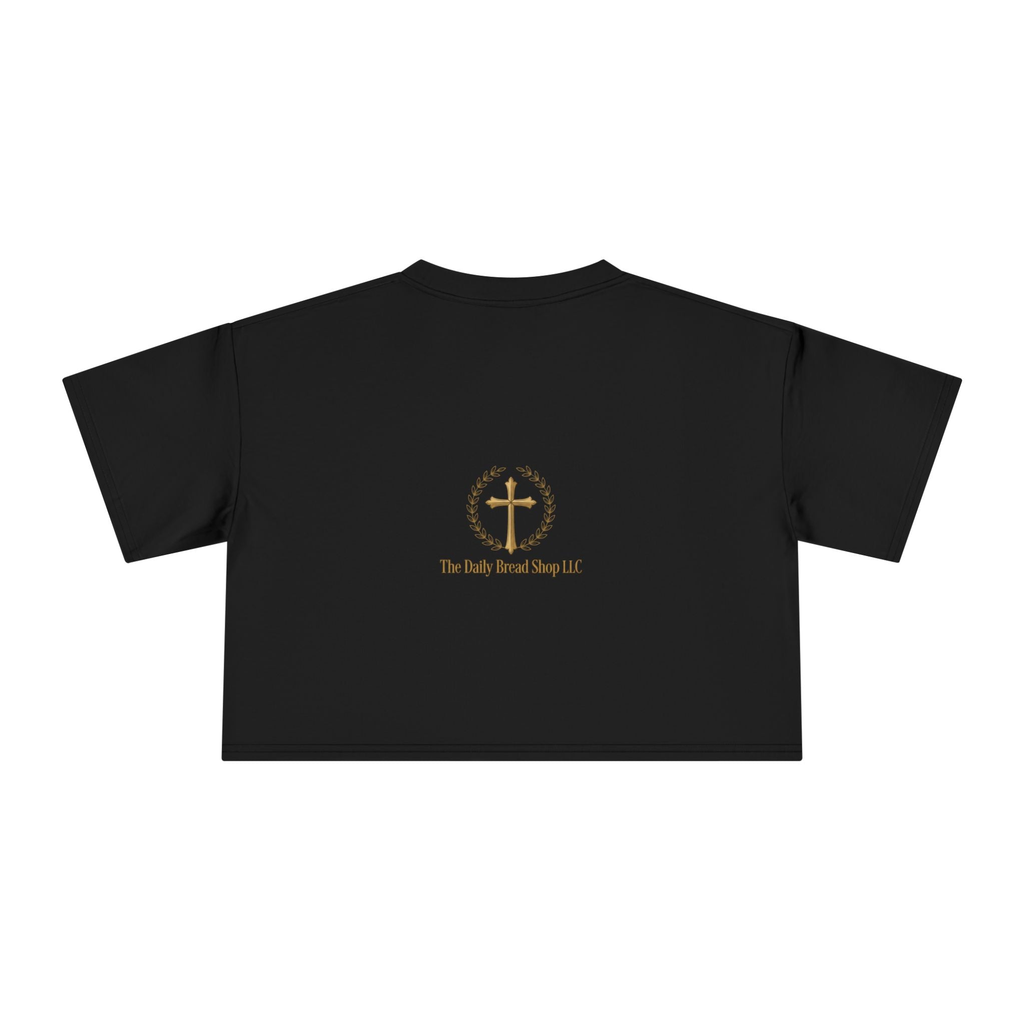 Loved Crop Tee — Christian Faith Message Women’s Cropped Shirt