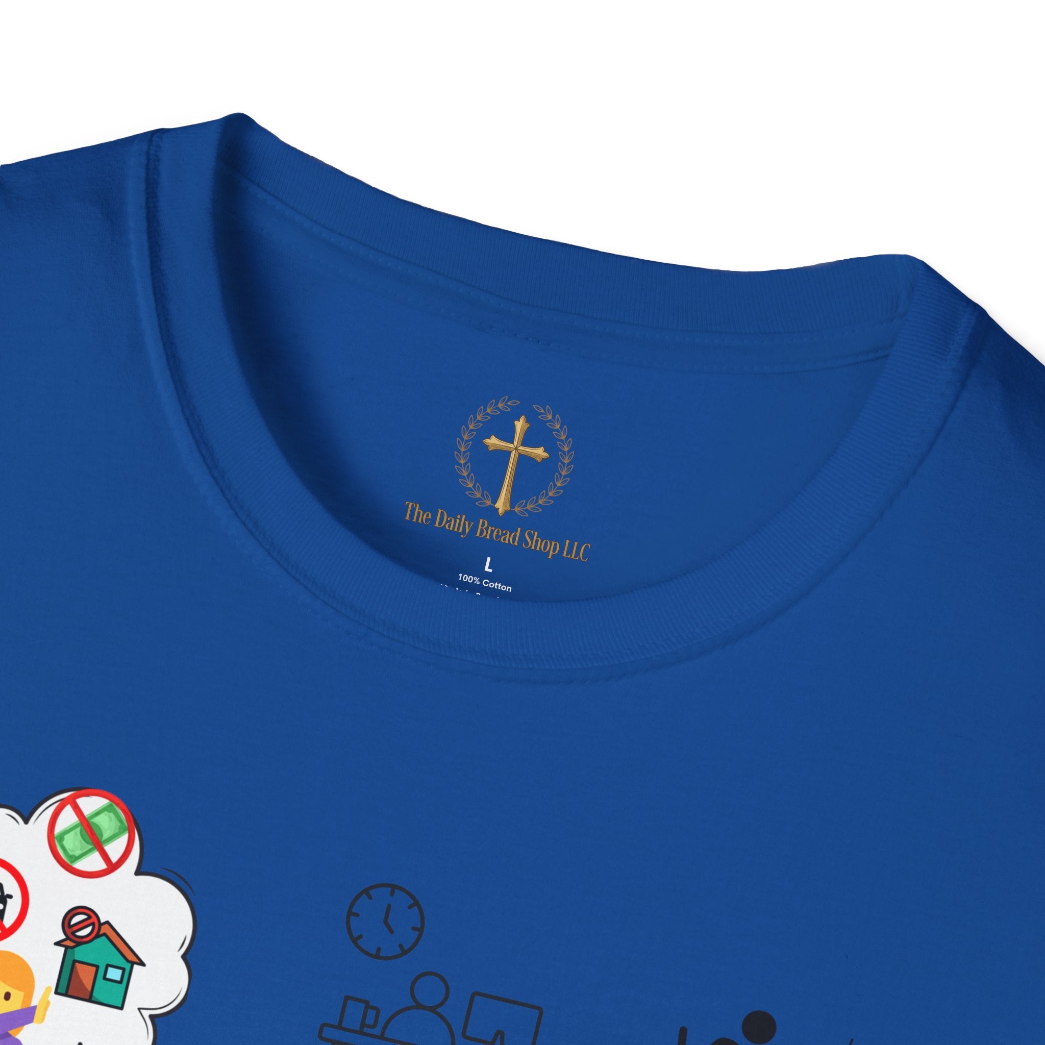 Christian Inspirational T-Shirt — Colossians 3:5 Faith Message