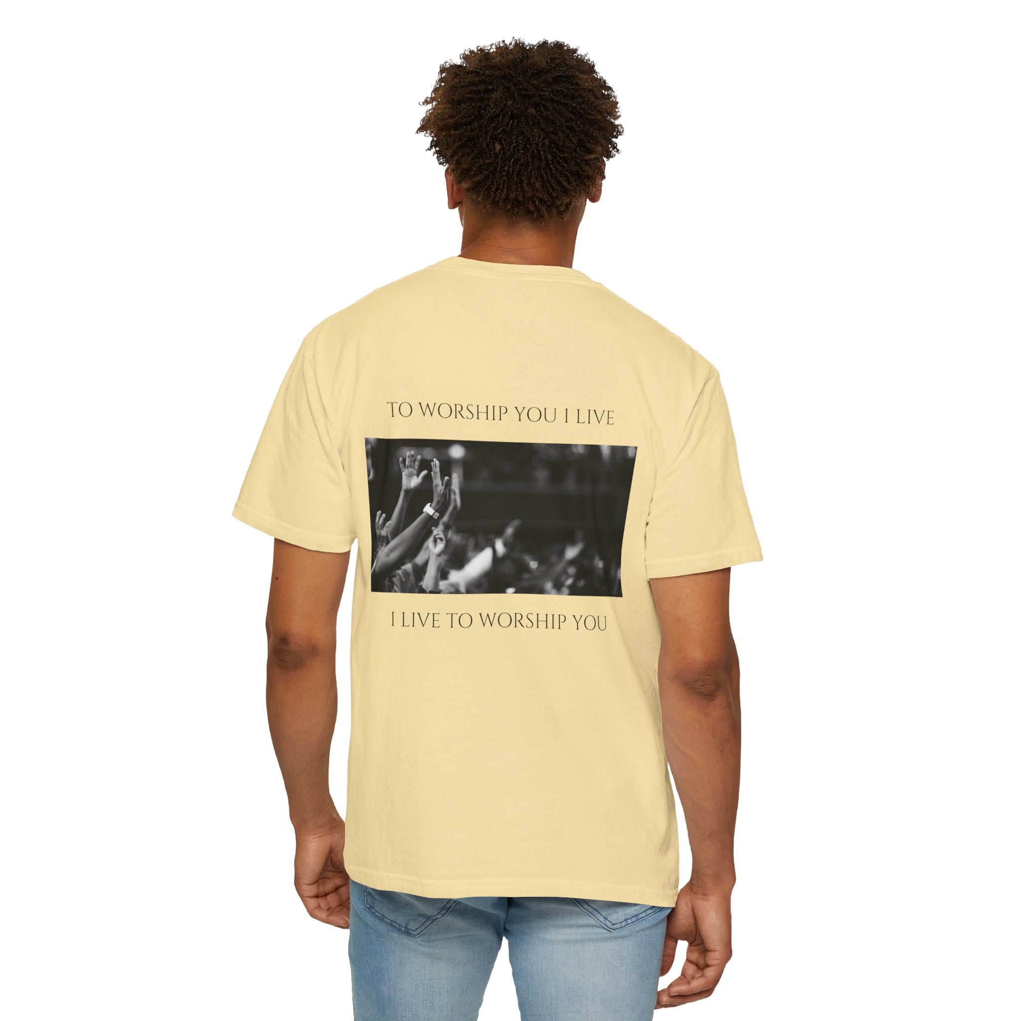 Worship Together T-Shirt — "To Worship You I Live" Graphic Tee