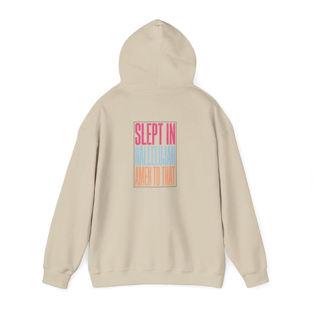 Sleep In Hallelujah Hoodie | Everything Hallelujah, ironic gratitude
