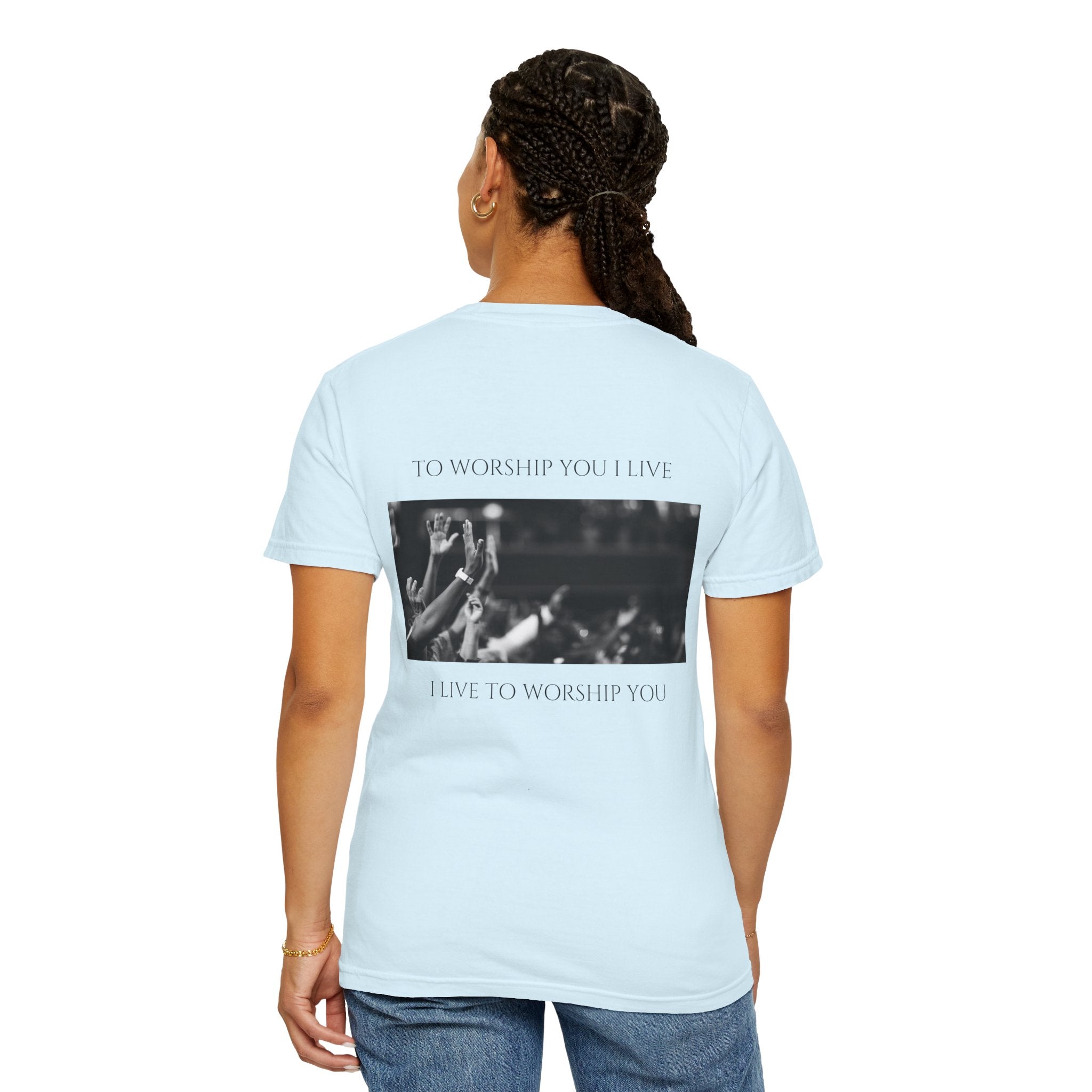 Worship Together T-Shirt — "To Worship You I Live" Graphic Tee