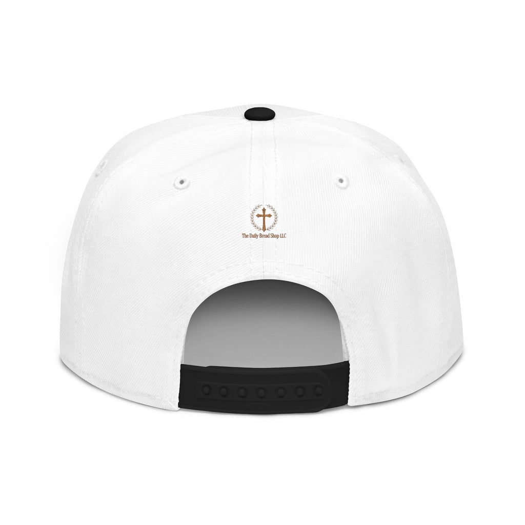 Embroidered Snapback Hat — “As For Me And My House, We Will Serve the Lord” Streetwear Cap