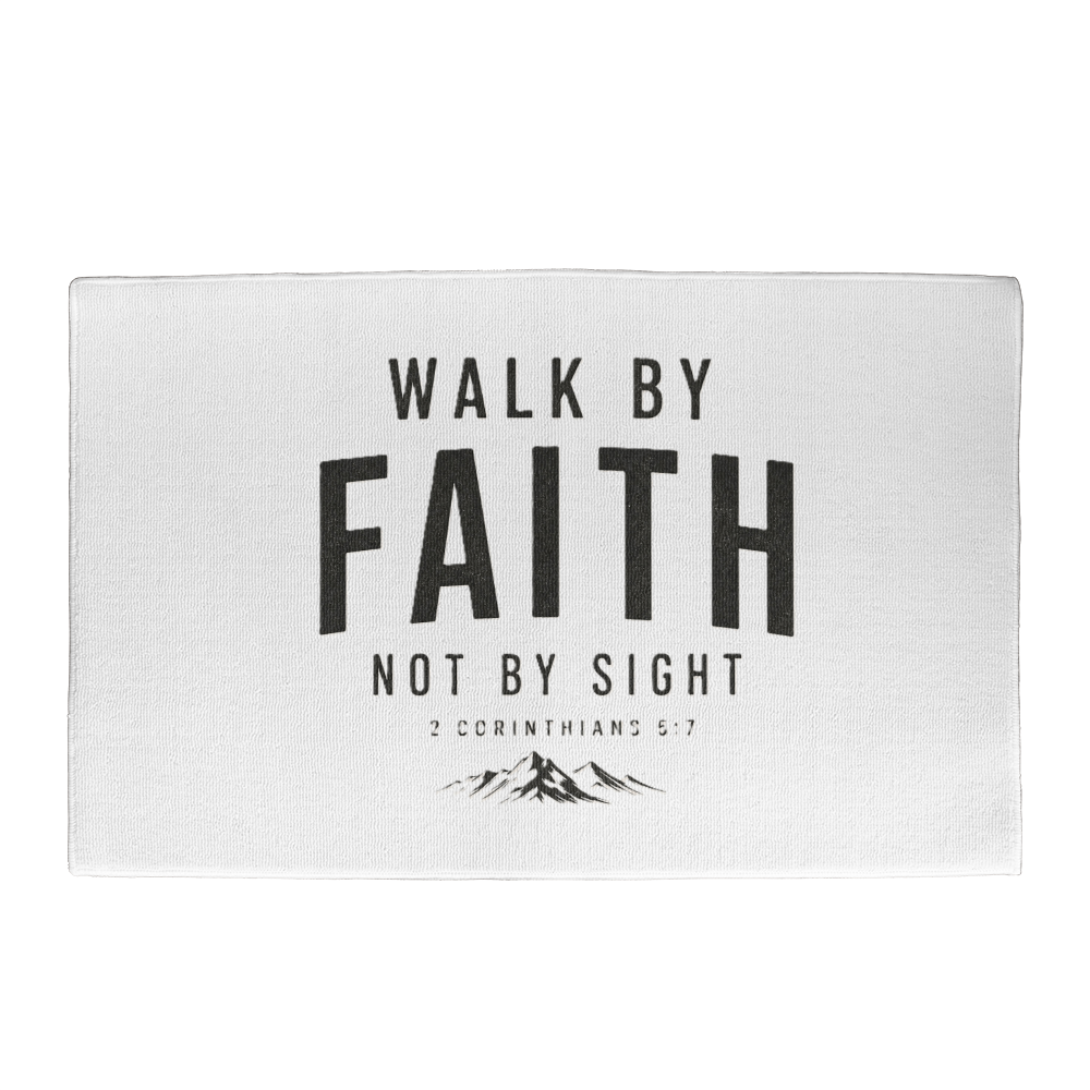 Walk by faith mat
